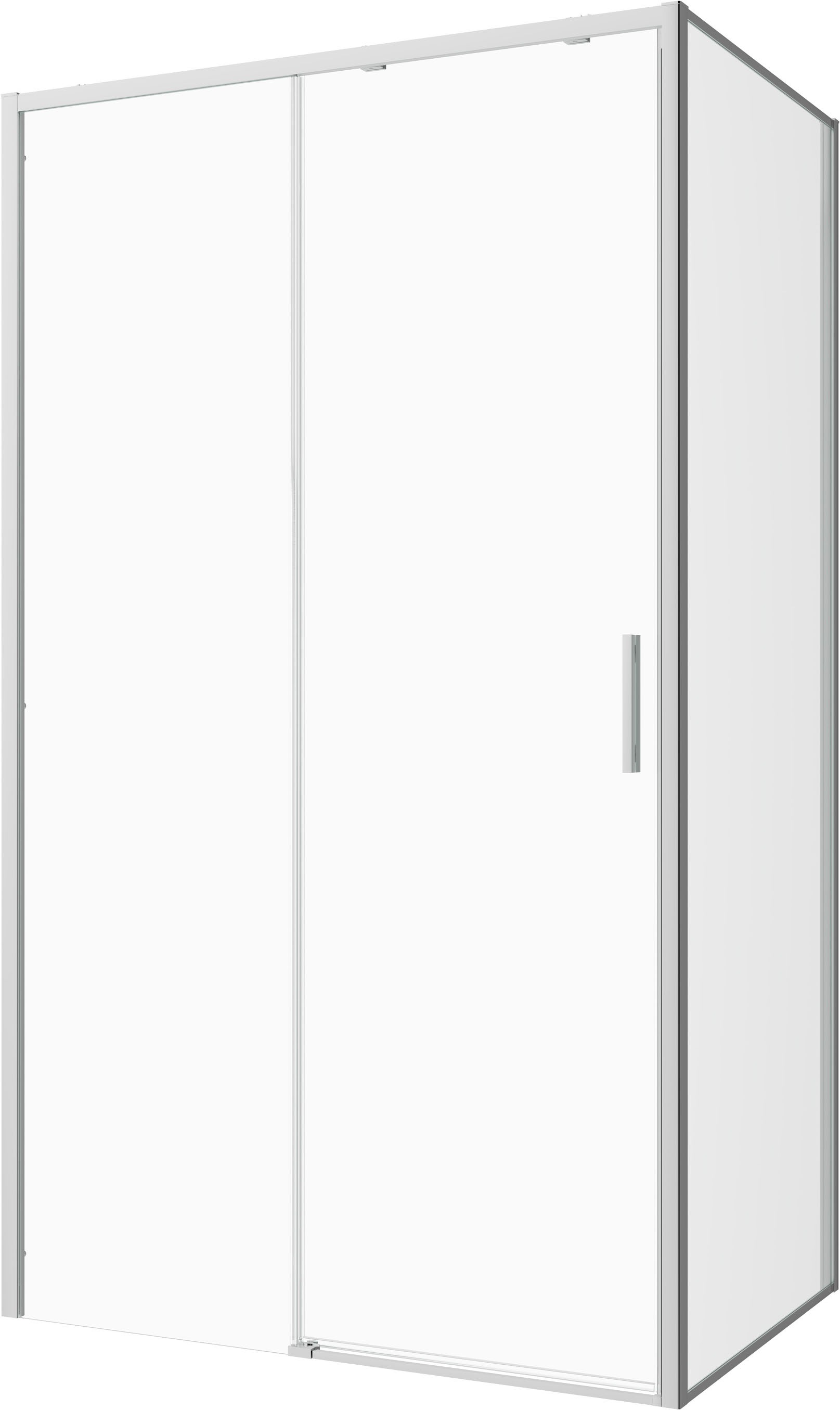 Sanotechnik Dusch-Schiebetür »Sanotechnik SlimLine Schiebetür chrom« Easy Clean Beschichtung