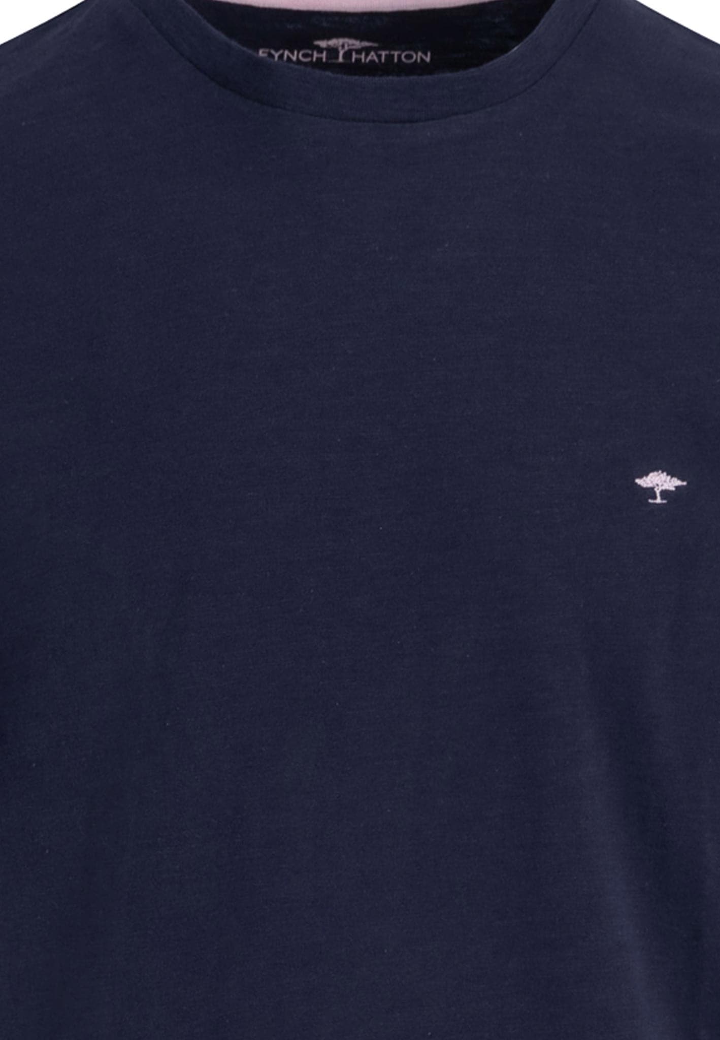 FYNCH-HATTON Rundhalsshirt, mit Logo-Stickerei