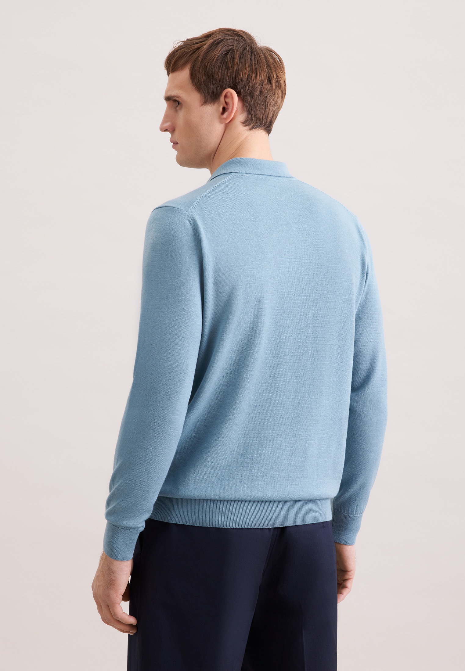 seidensticker Strickpullover "Schwarze Rose" 1/1 Kragen Uni günstig online kaufen