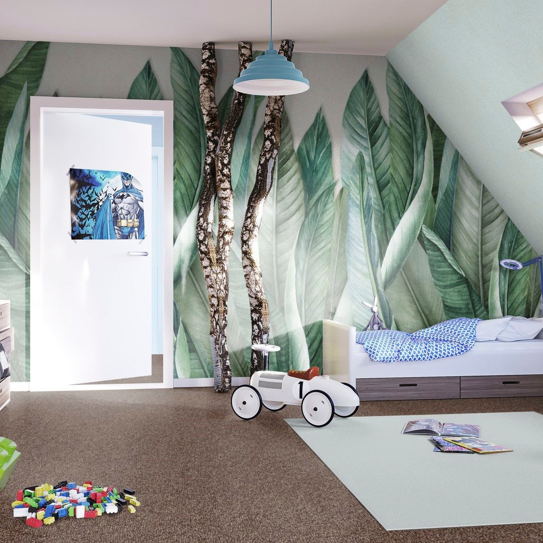 Bodenmeister Teppichboden »Baltic, Schlinge - meliert, Made in Belgium«, rechteckig, 5 mm Höhe, Wohnzimmer, Schlafzimmer, Kinderzimmer, Breite 400/500 cm