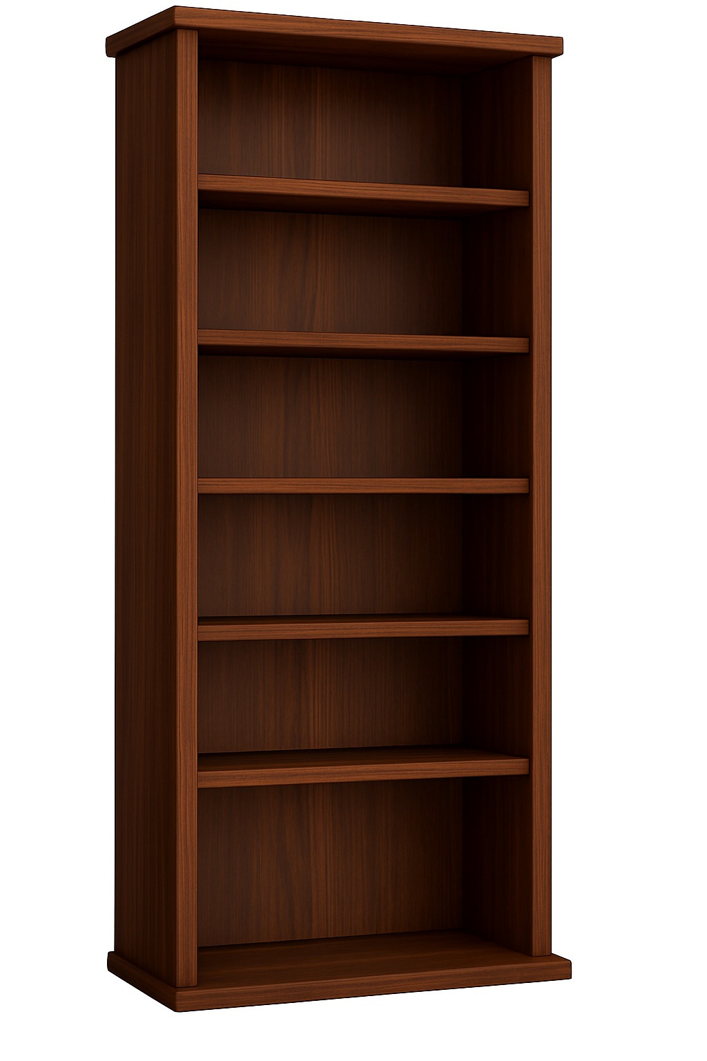 Etagère CD/DVD média Vostan H. 92 x L. 31 x P. 18 cm Arbre Noyau