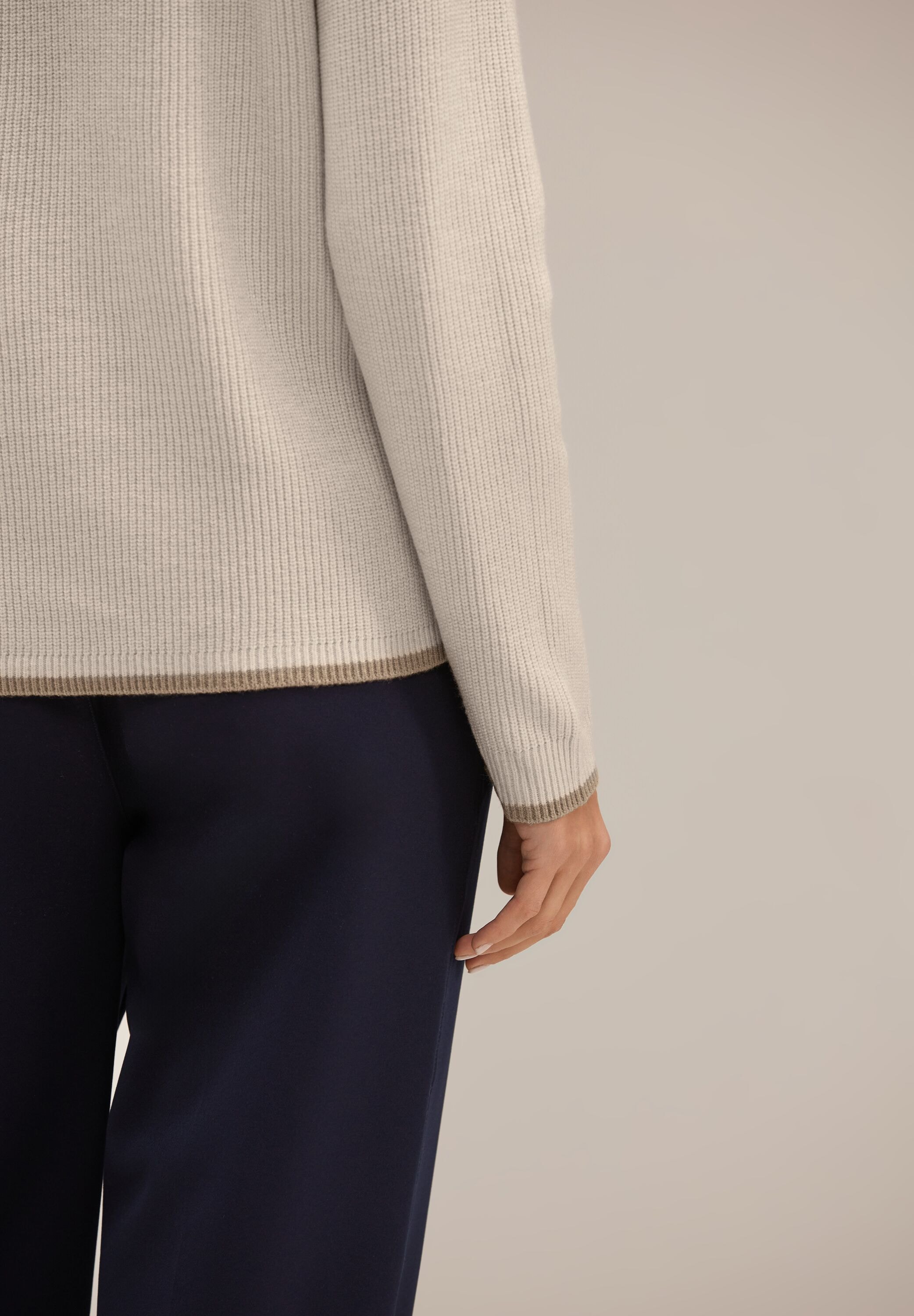 STREET ONE Rollkragenpullover, Grobstrick