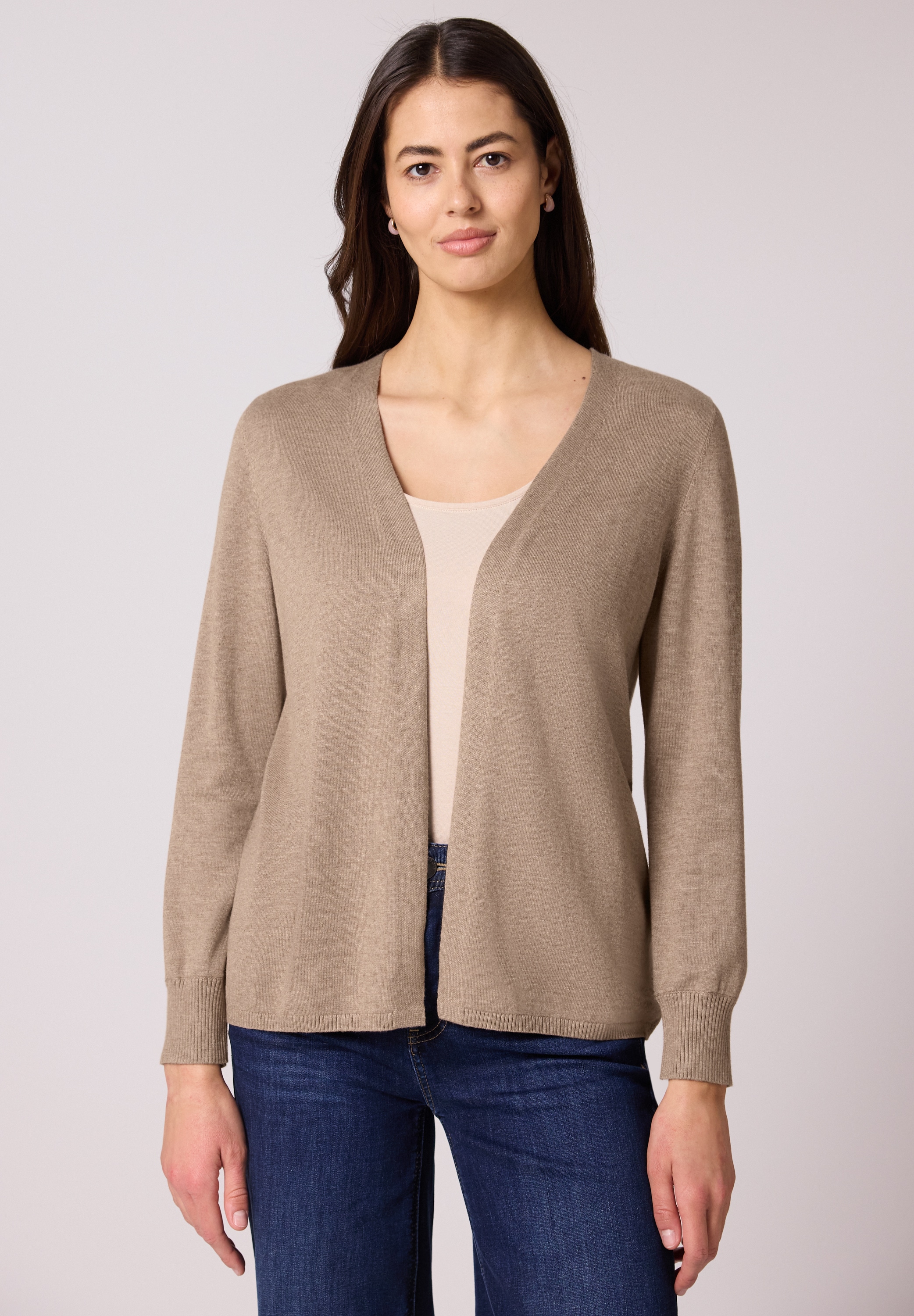 STREET ONE Cardigan mit Strick-Detail