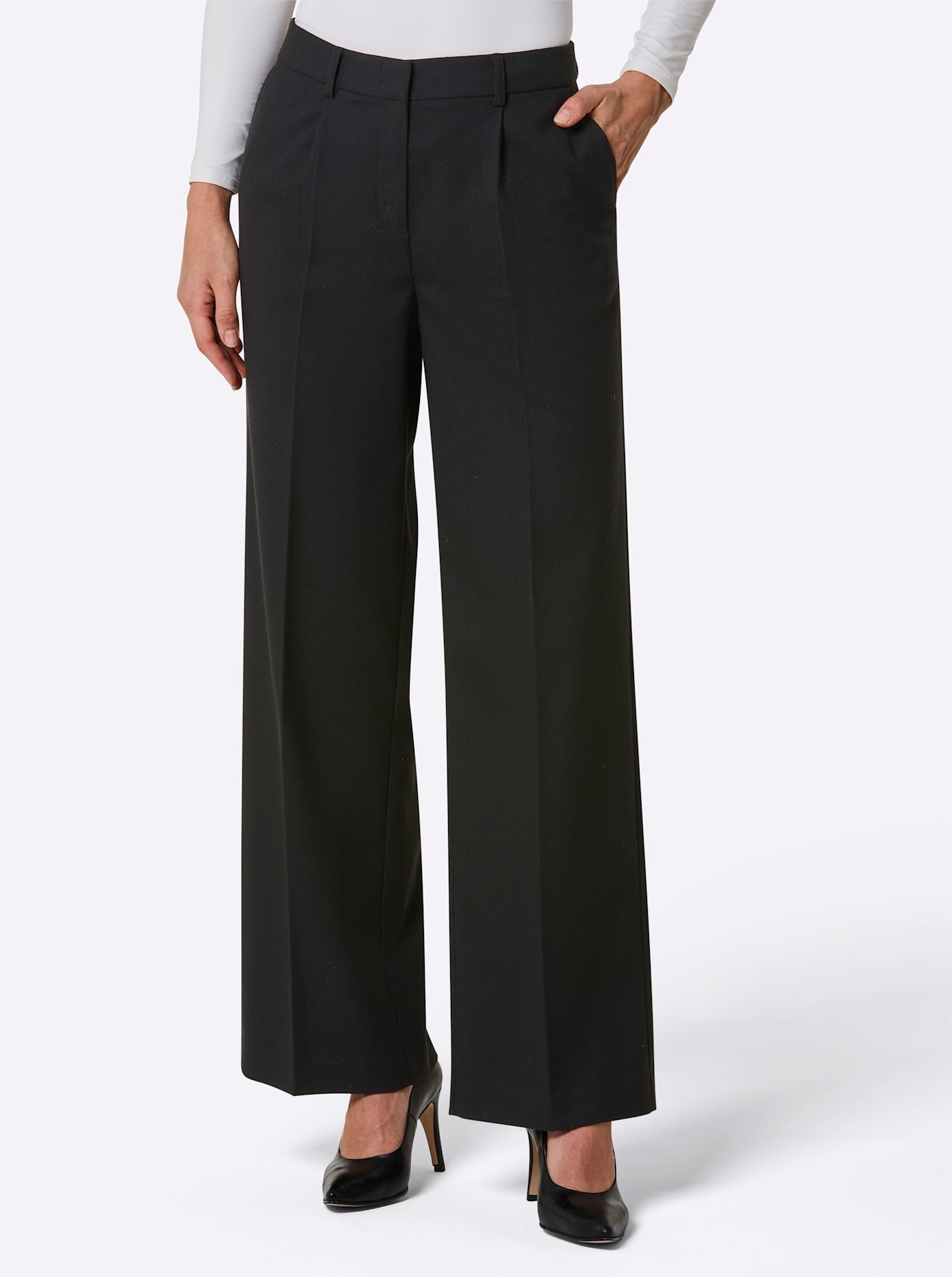 CREATION L PREMIUM Bundfaltenhose