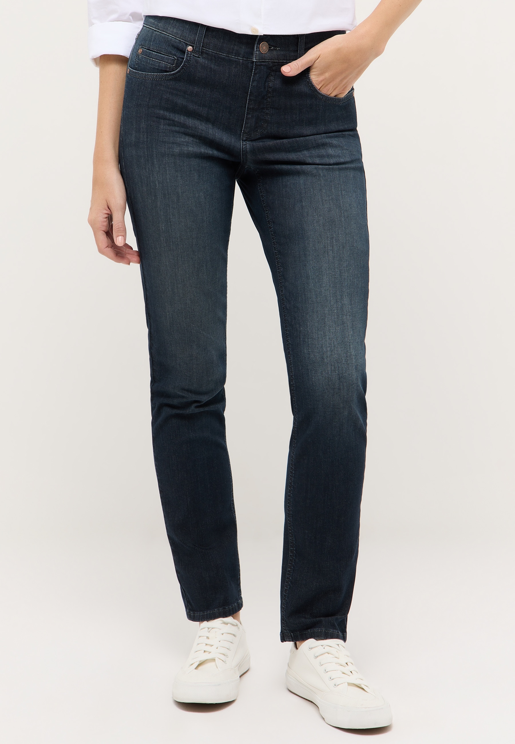 ANGELS Straight-Jeans "CICI" in Slim Fit-Passform günstig online kaufen