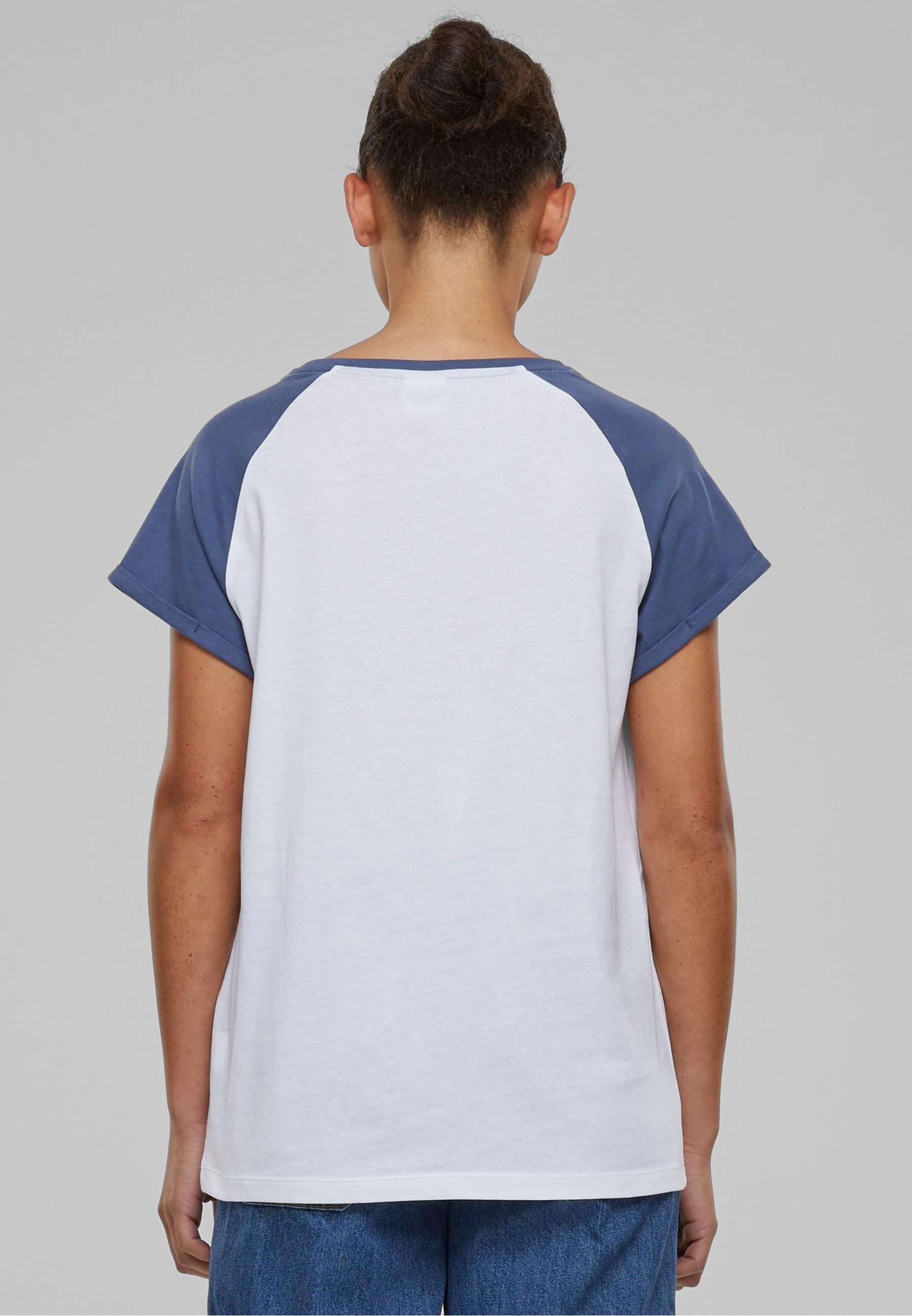 URBAN CLASSICS Kurzarmshirt »Urban Classics Damen Ladies Contrast Raglan Tee«, (1 tlg.)