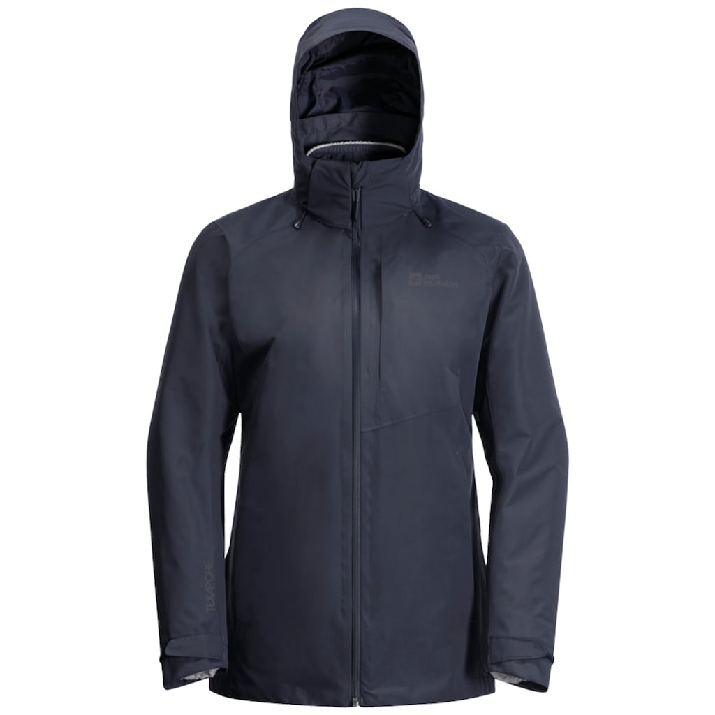 Jack Wolfskin 3-in-1-Funktionsjacke »BERGLAND 3IN1 JKT W«, mit Kapuze