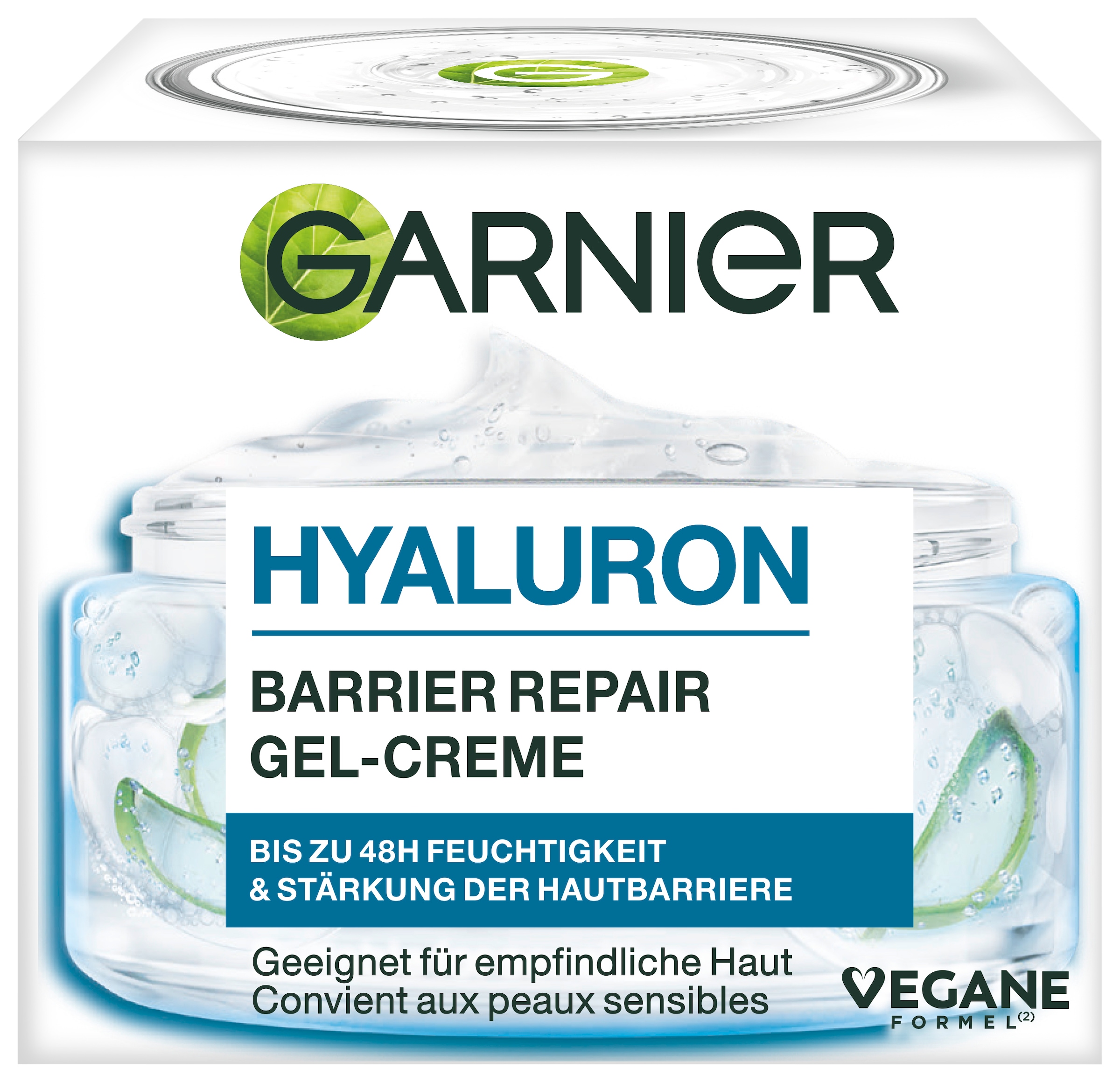 GARNIER Gesichtsgel »HYALURON BARRIER REPAIR GEL-CREME« feuchtigkeitsspendend, schützt und pflegt