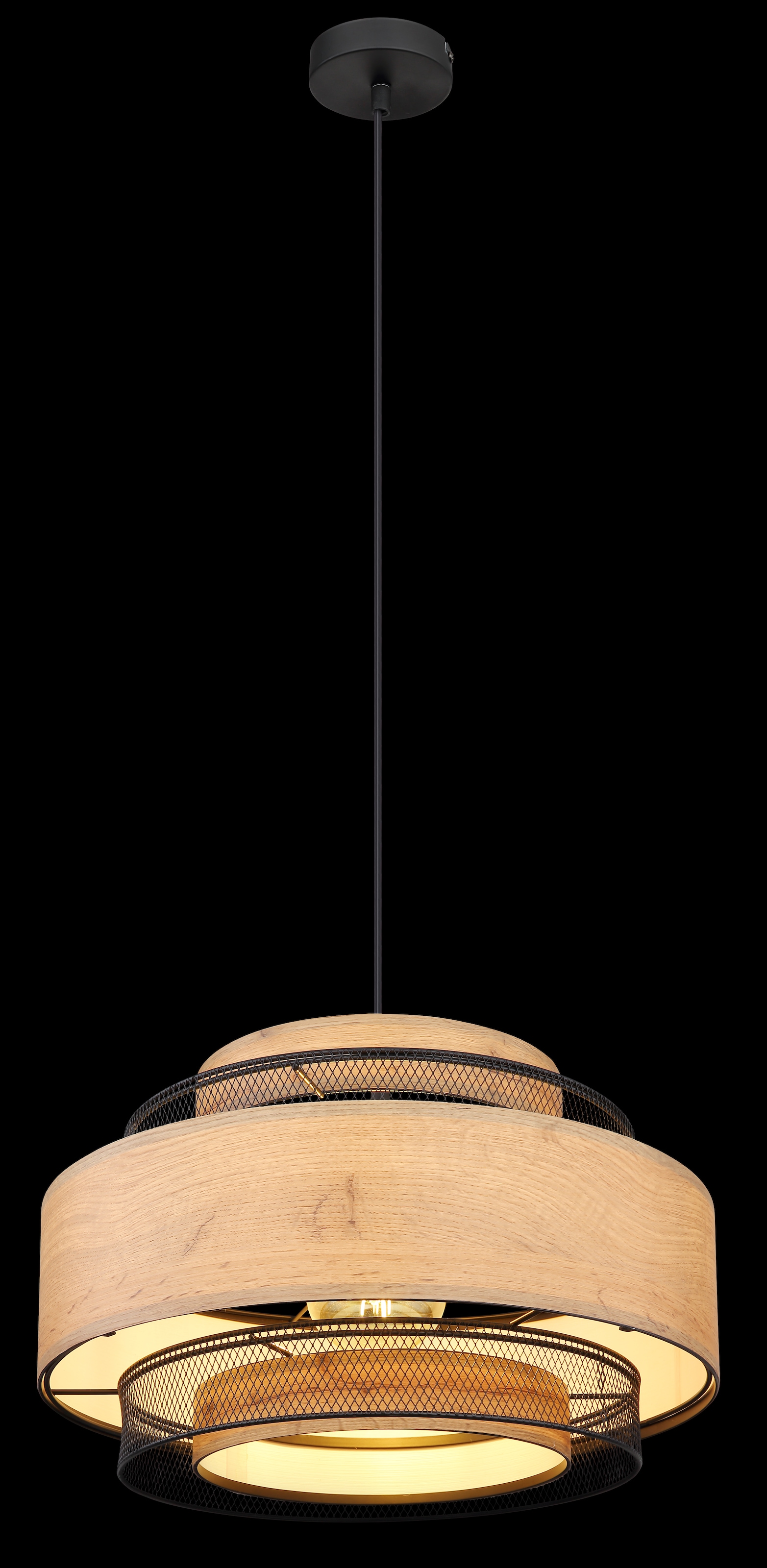 GLOBO LIGHTING Hängeleuchte »SOENI«, Leuchtmittel E27 | ohne Leuchtmittel, Hängelampe/Pendelleuchte/Esszimmer/Wohnzimmer/Esstisch