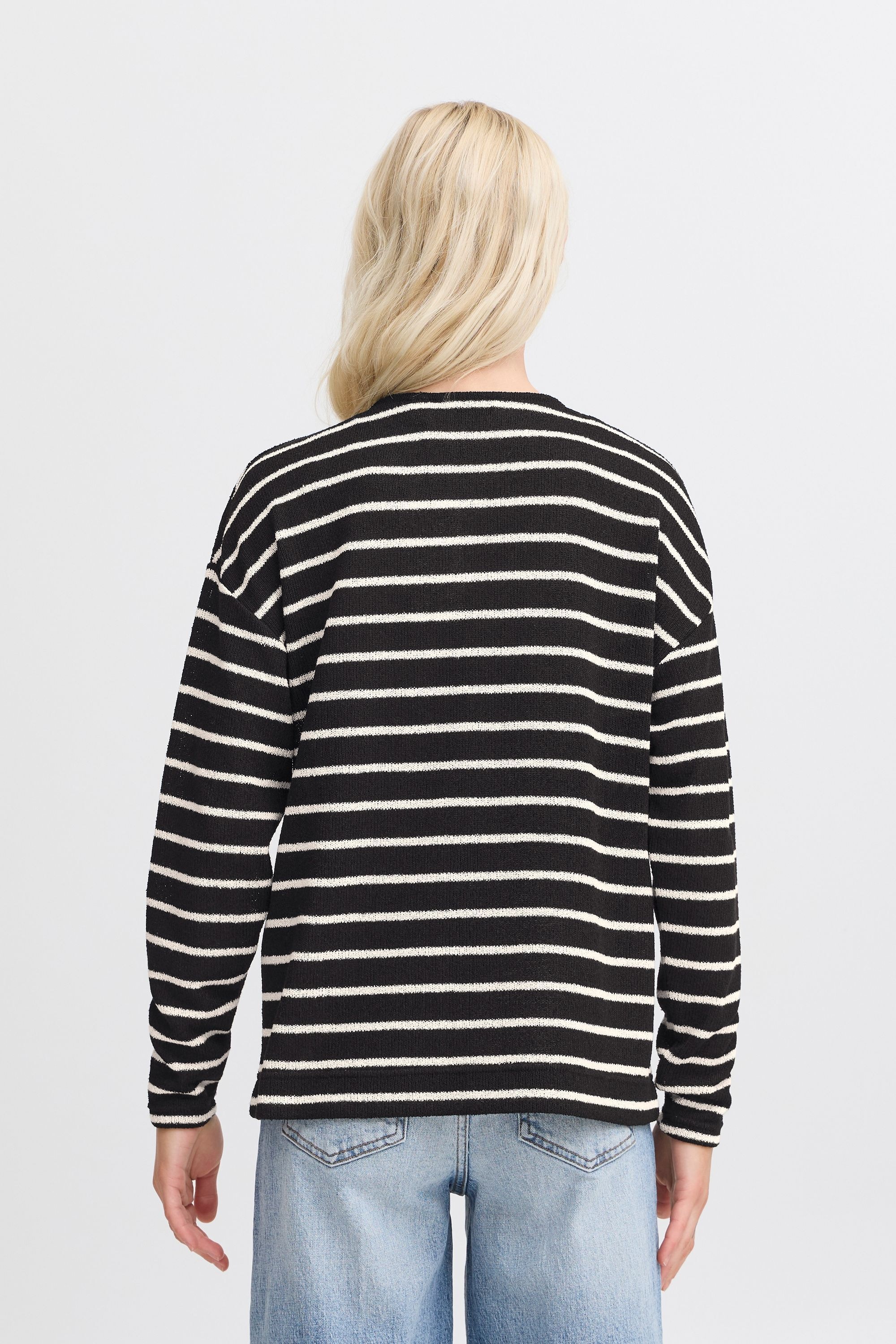 b.young Rundhalspullover »Sweatshirt BYSIF STRIPE«