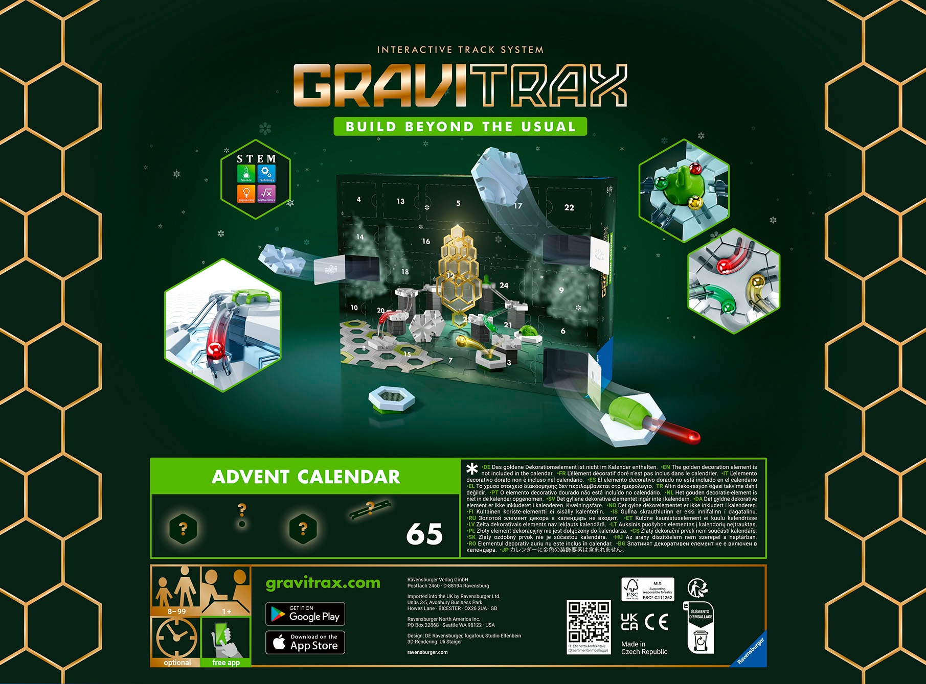 Ravensburger Spielzeug-Adventskalender »GraviTrax«, ab 8 Jahren