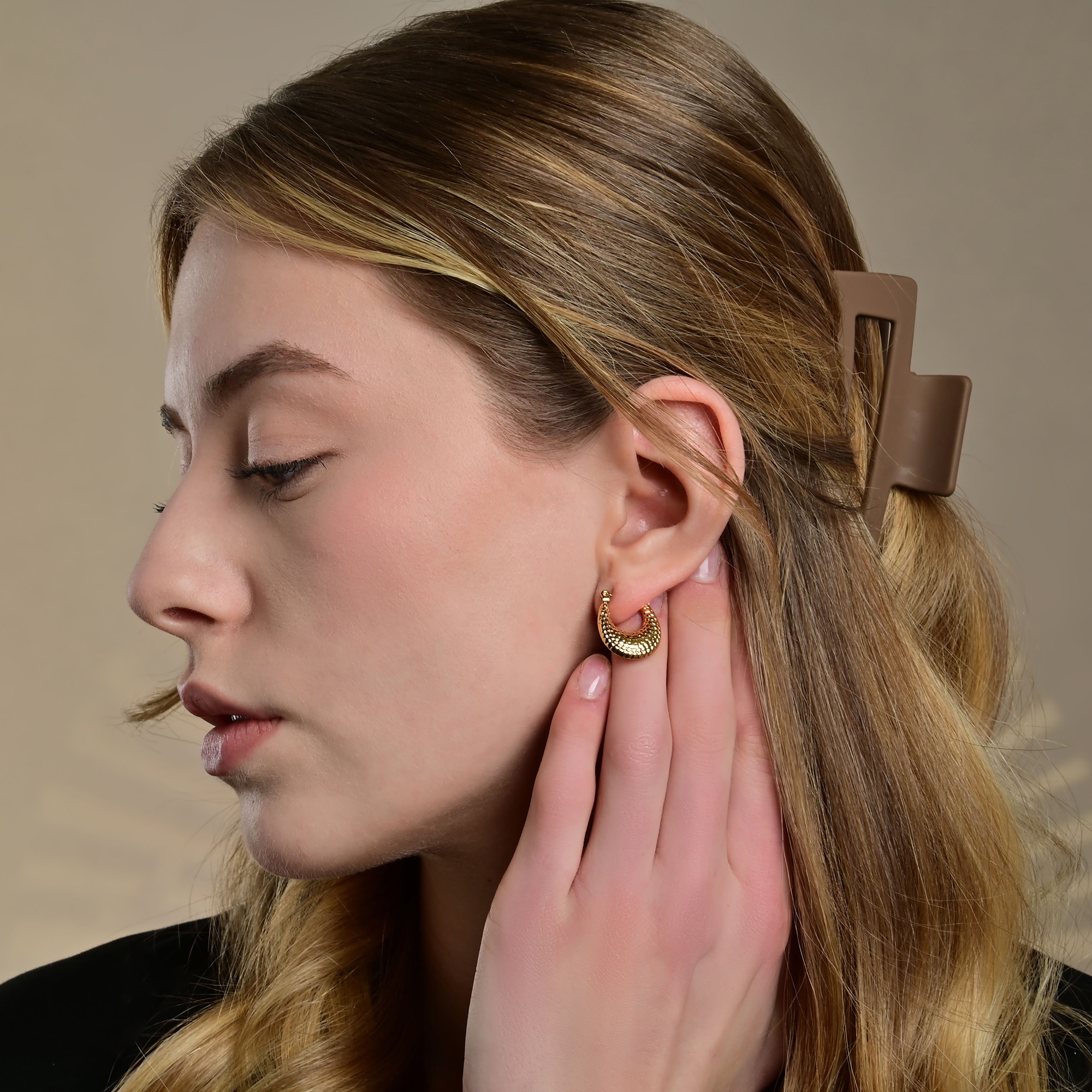 Adelia´s Paar Creolen "Damen Ohrringe – Creole aus Edelstahl" Eine schöne G günstig online kaufen