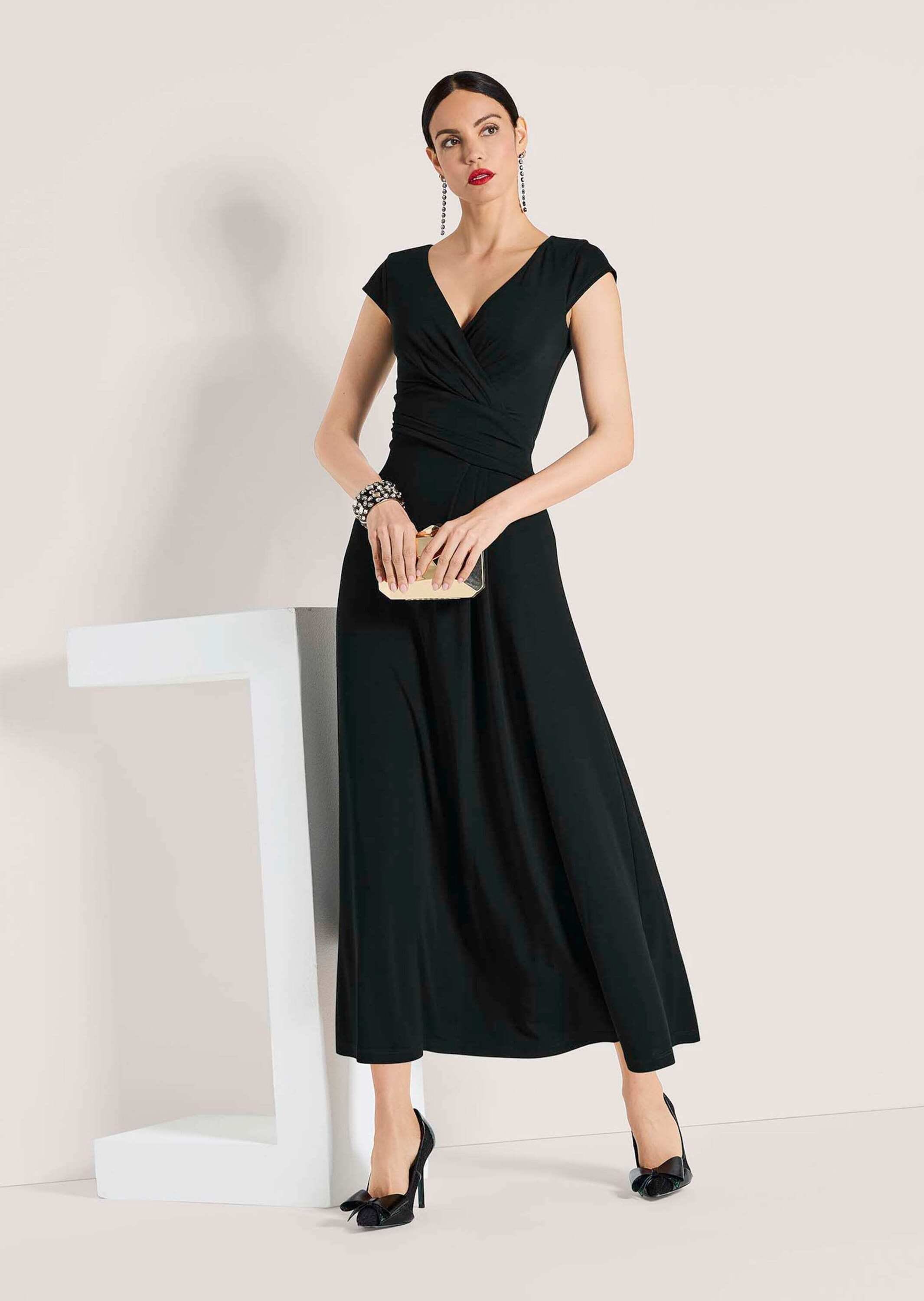 MADELEINE Wickelkleid »Abendkleid Maxikleid in Wickeloptik«