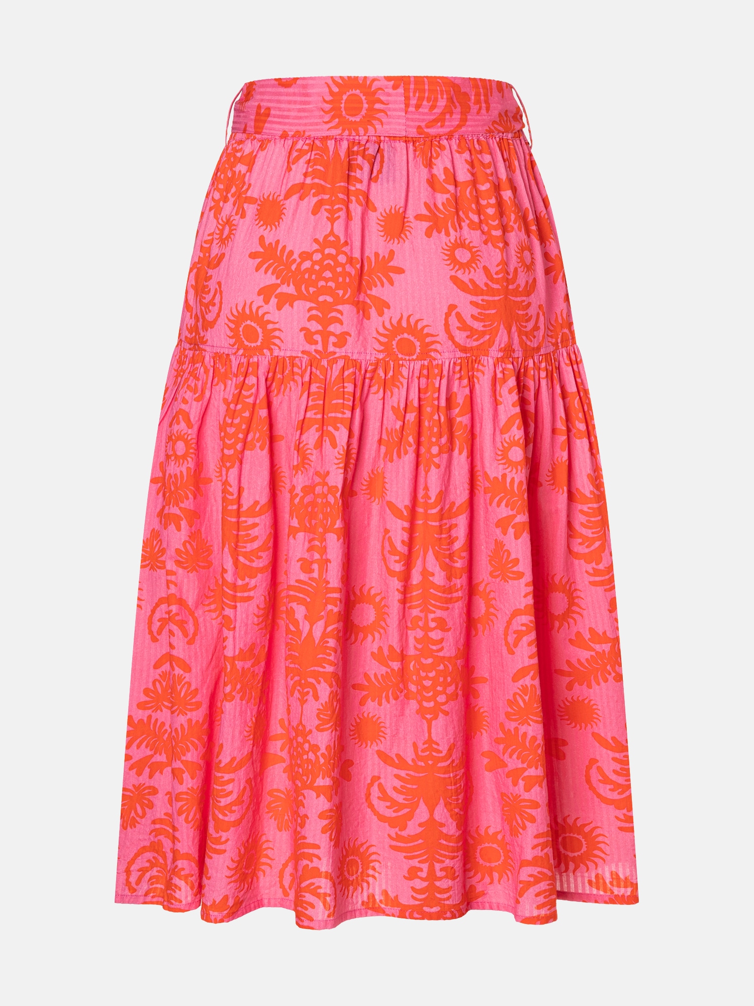 Lieblingsstück Midirock »BettyL« mit Allover-Print und Bindegürtel