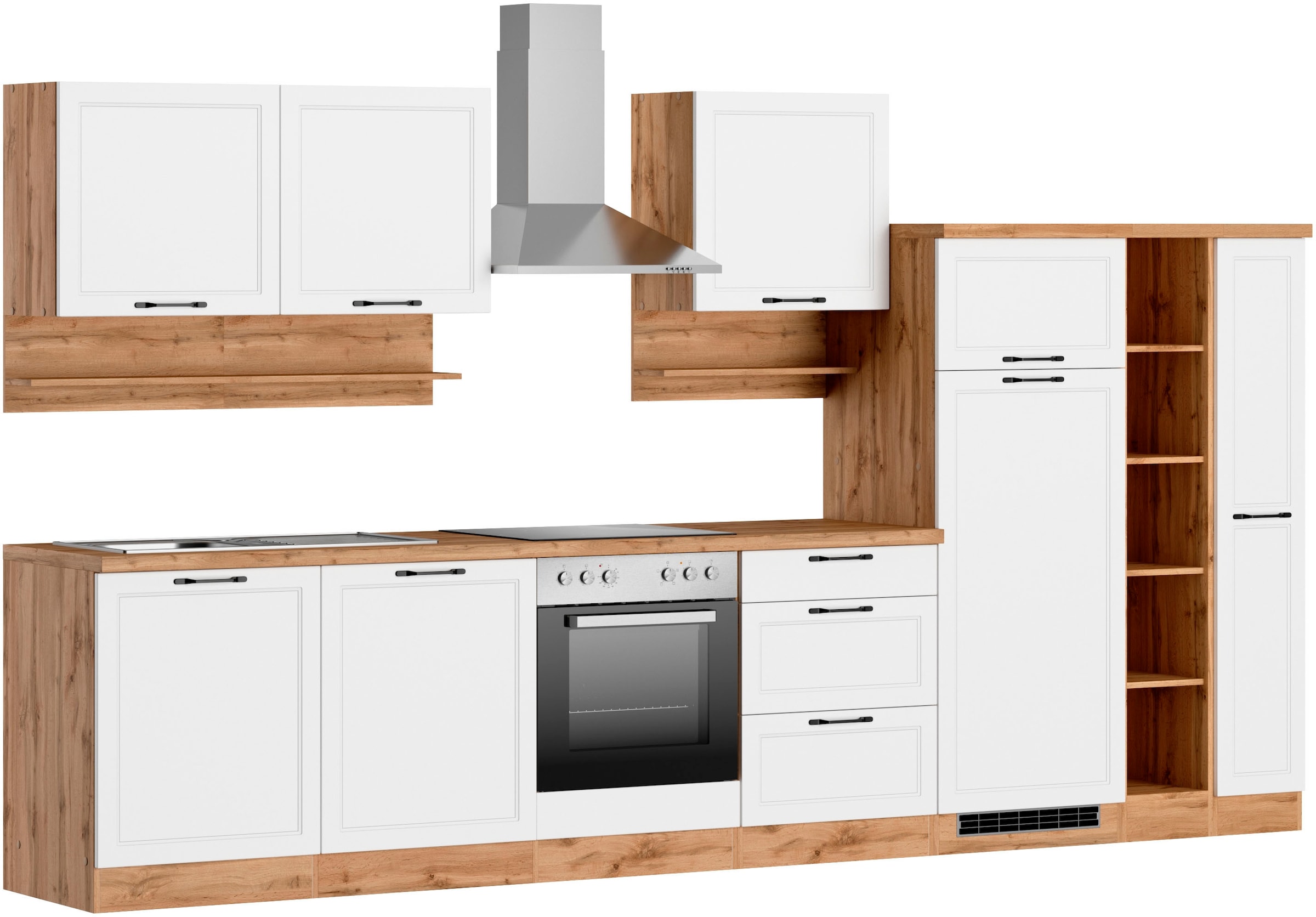 KOCHSTATION Küchenzeile "KS-Lana" 360 cm breit, wahlweise mit oder ohne E-G günstig online kaufen