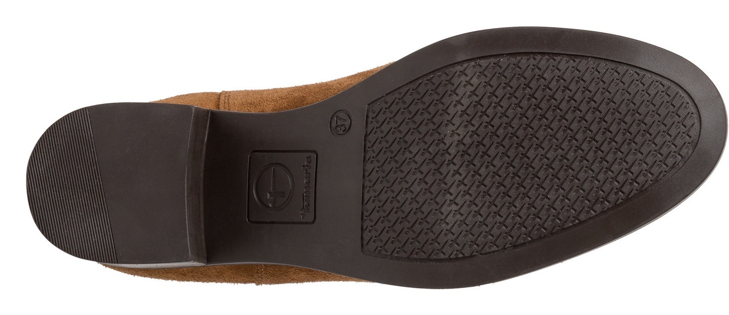 Thumbnail - Tamaris Chelseaboots, Blockabsatz, Stiefelette, Businessschuh in schmaler Form