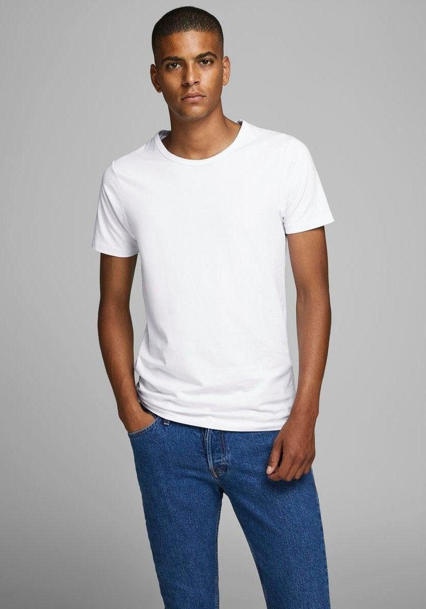 Jack & Jones T-Shirt "JJEBASIC mit schmaler Passform für jeden Tag" unifarb günstig online kaufen
