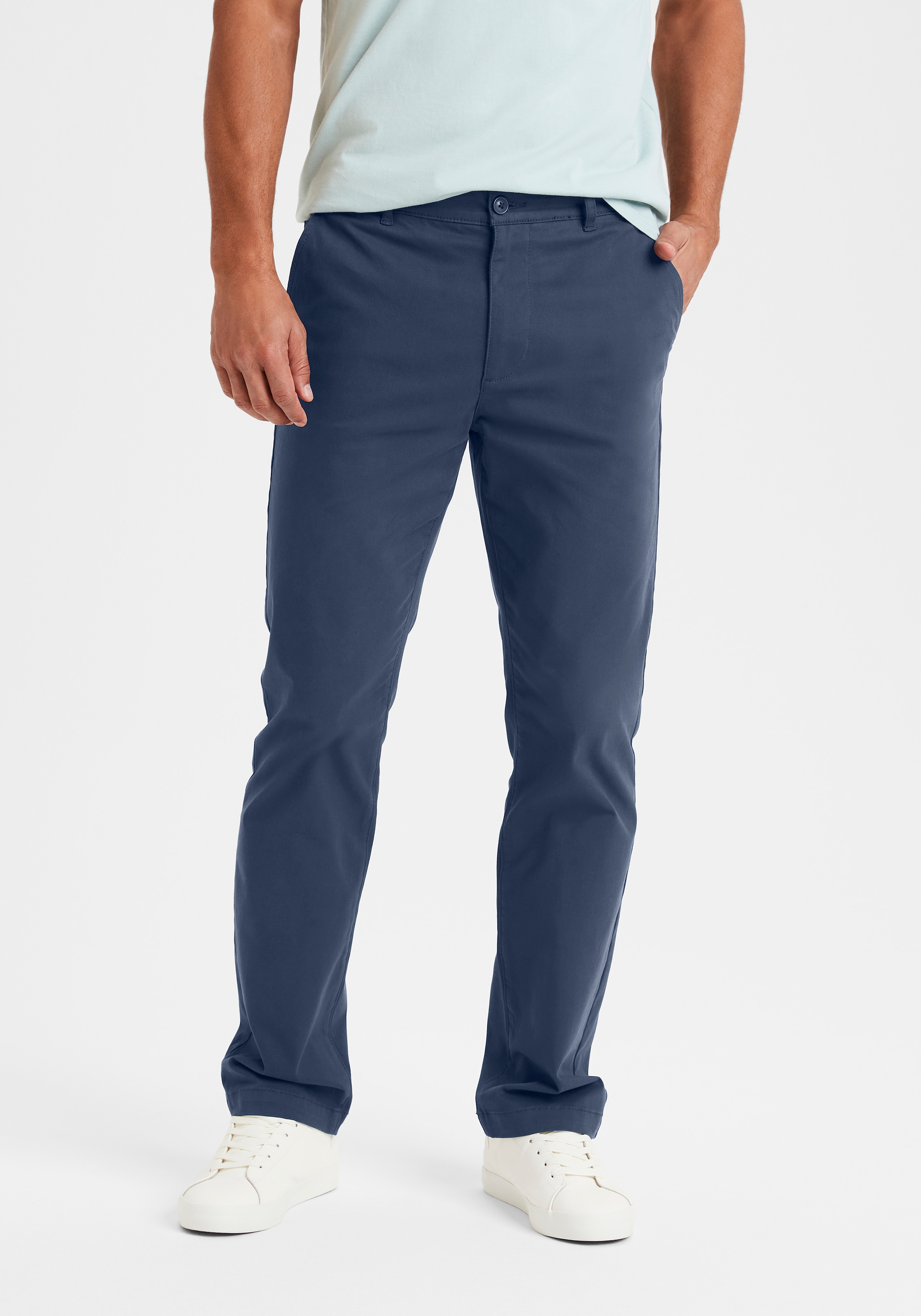 H.I.S Chinohose "- lange Hose in Regular-fit" aus elastischer Baumwoll-Qualität, in 2 Längen: 32 & 34