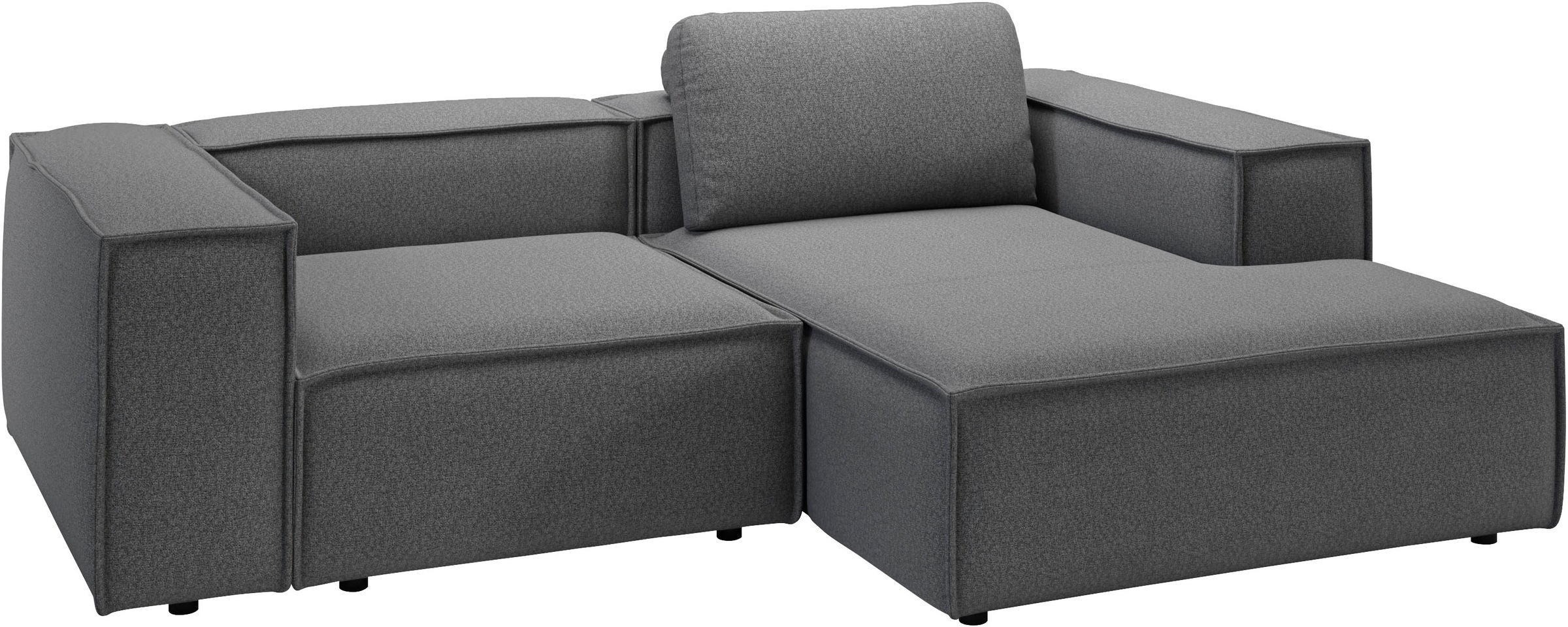 Places of Style Ecksofa "Watertown, kompakte L-Form, 246 cm breite für klei günstig online kaufen