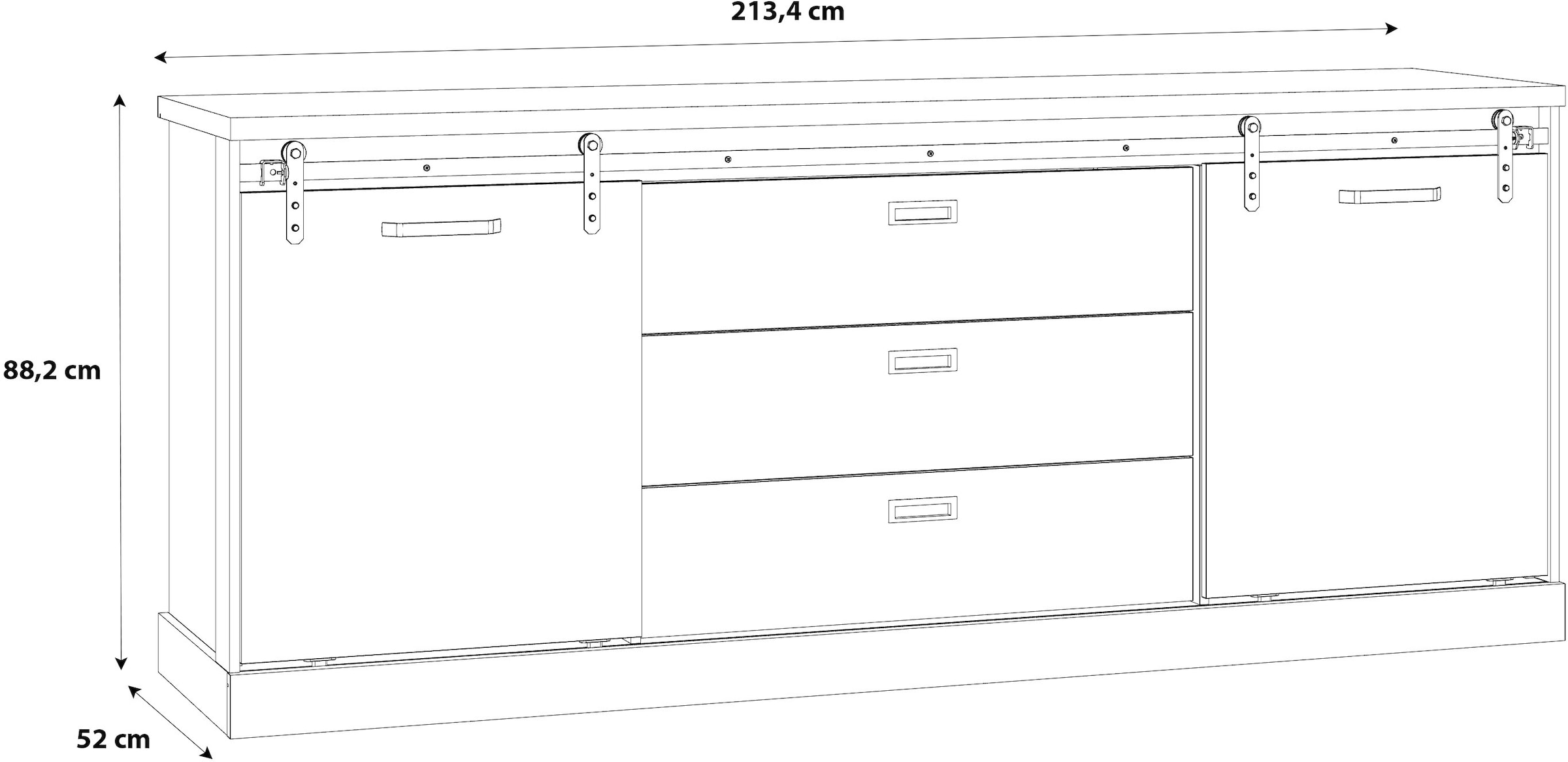 FORTE Sideboard »Kaszimiro«
