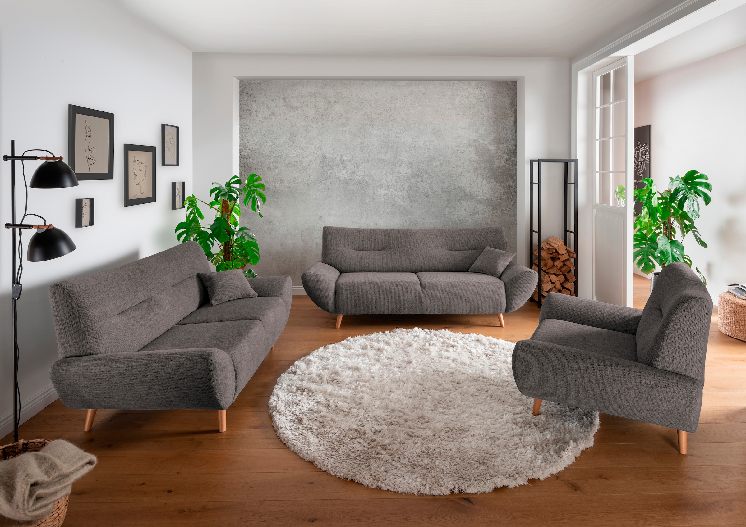 Home affaire Polstergarnitur "Drago elegant und zeitlos, komfortabel, moder günstig online kaufen