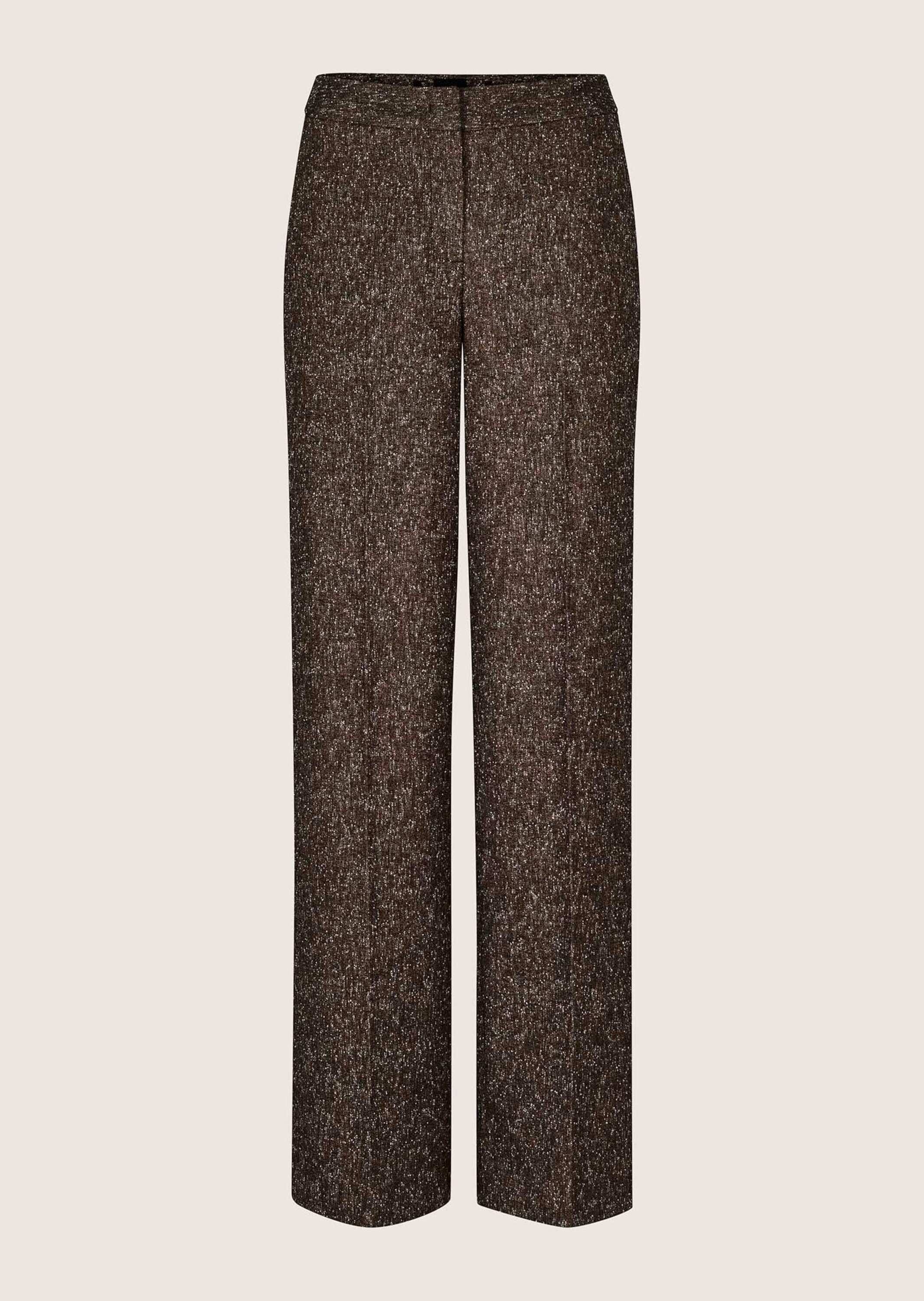 MADELEINE Stoffhose "Hose Weite Tweed-Hose mit Bügelfalten"