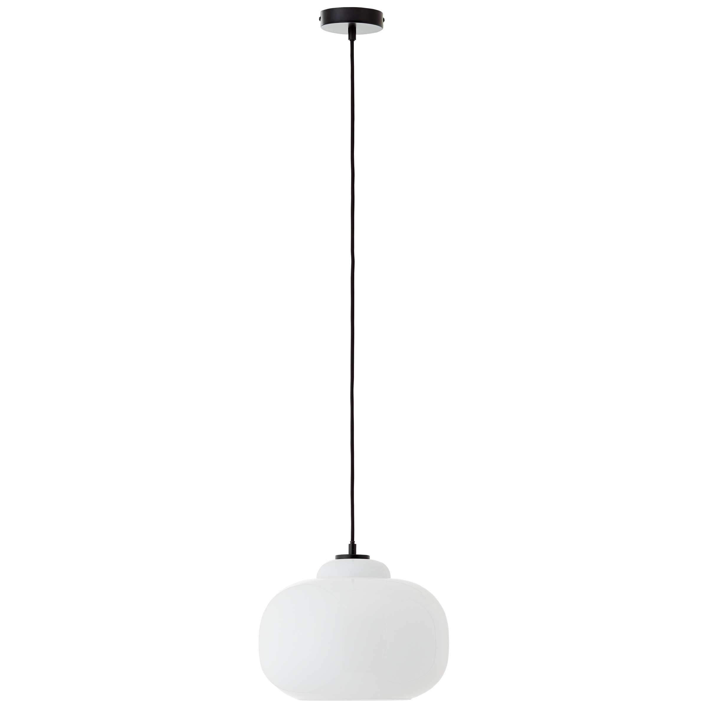 Brilliant Pendelleuchte »Blop«, 1 flammig, Leuchtmittel E27 | ohne Leuchtmittel, Höhe 128,5 cm, Ø 30 cm, E27, kürzbar, Glas/Metall