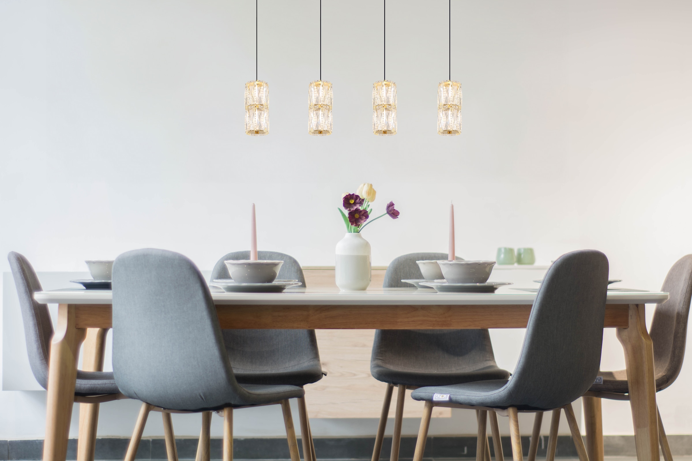 GLOBO LIGHTING LED Pendelleuchte »STEFANIE«, Leuchtmittel LED-Modul | LED fest integriert, Hängelampe/Hängeleuchte/Wohnzimmer/Esstisch/elegant
