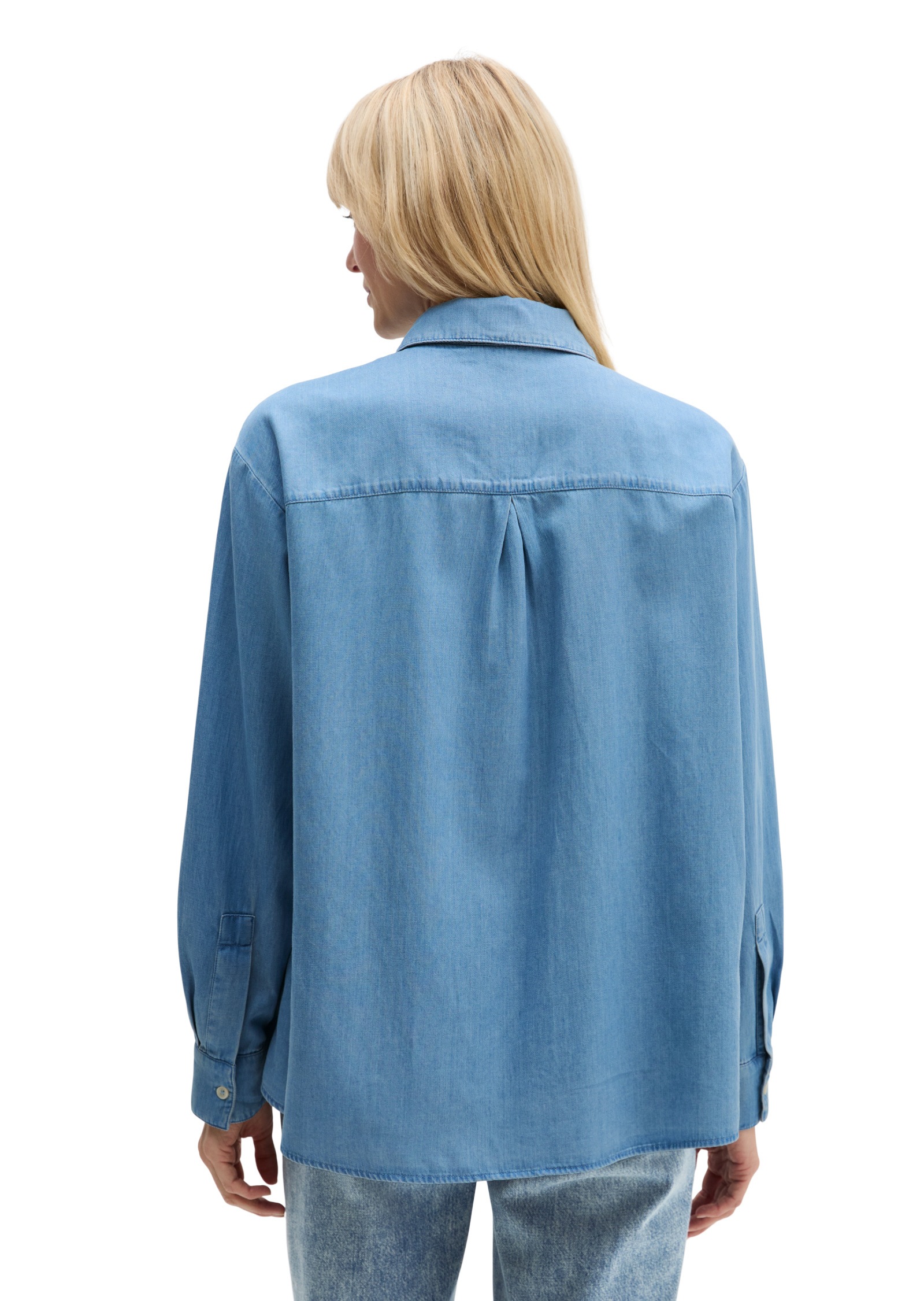 Marc O'Polo Langarmbluse »aus TENCEL™ Lyocell-Baumwolle-Mix«