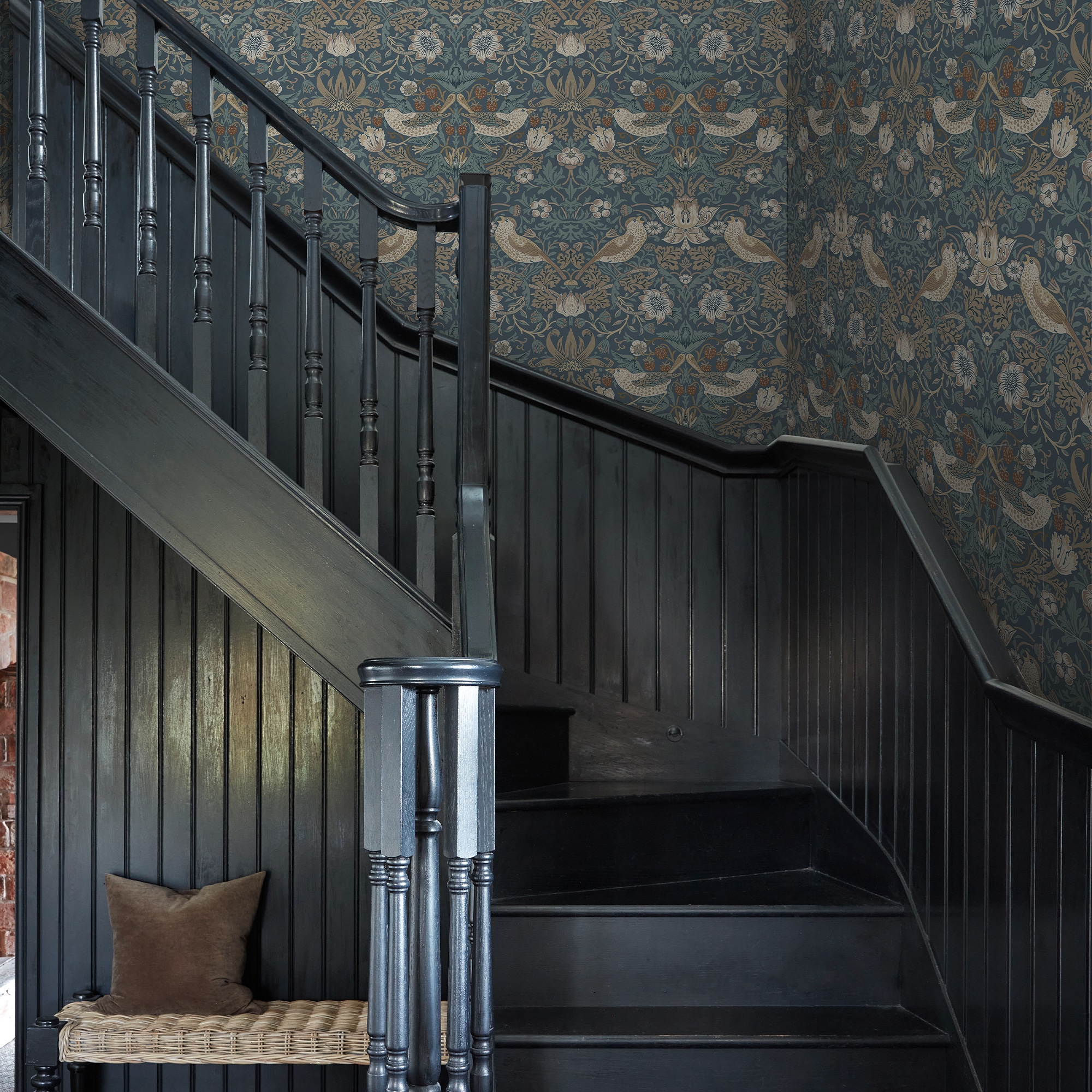 WILLIAM MORRIS AT HOME Vliestapete »Strawberry Thief«, Motiv, Design Tapeten