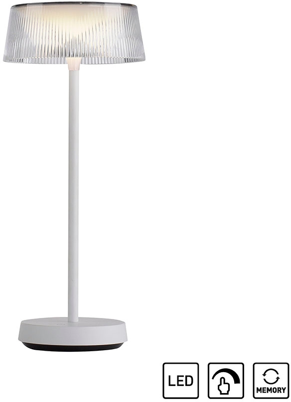 JUST LIGHT Tischleuchte »DORA«, 1 flammig-flammig, dimmbar über Touchdimmer  | BAUR | Tischlampen