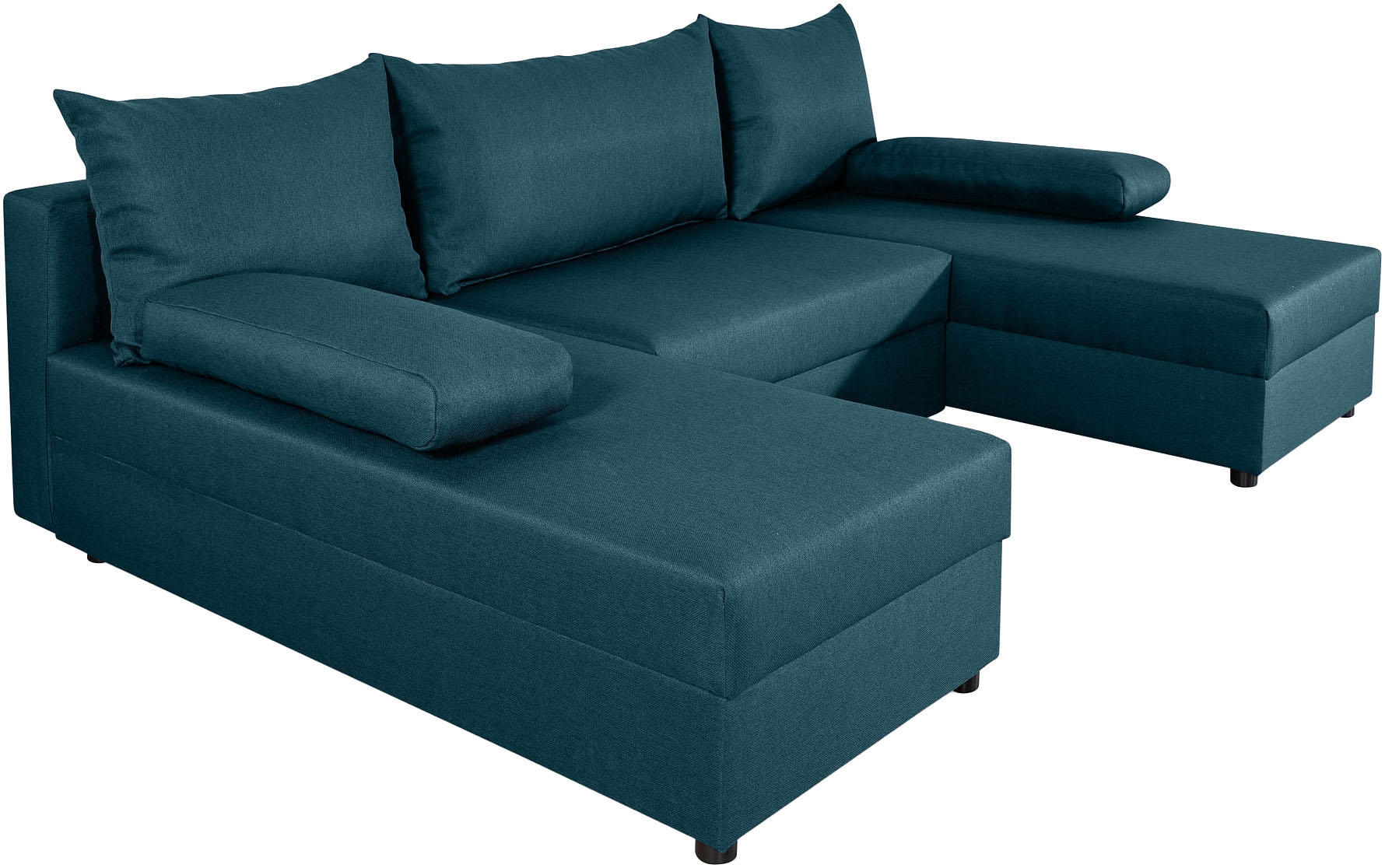 COLLECTION AB Wohnlandschaft »Pico U-Form«, Wohnlandschaft,2 X Ottomane,Polyätherschaum Polsterung