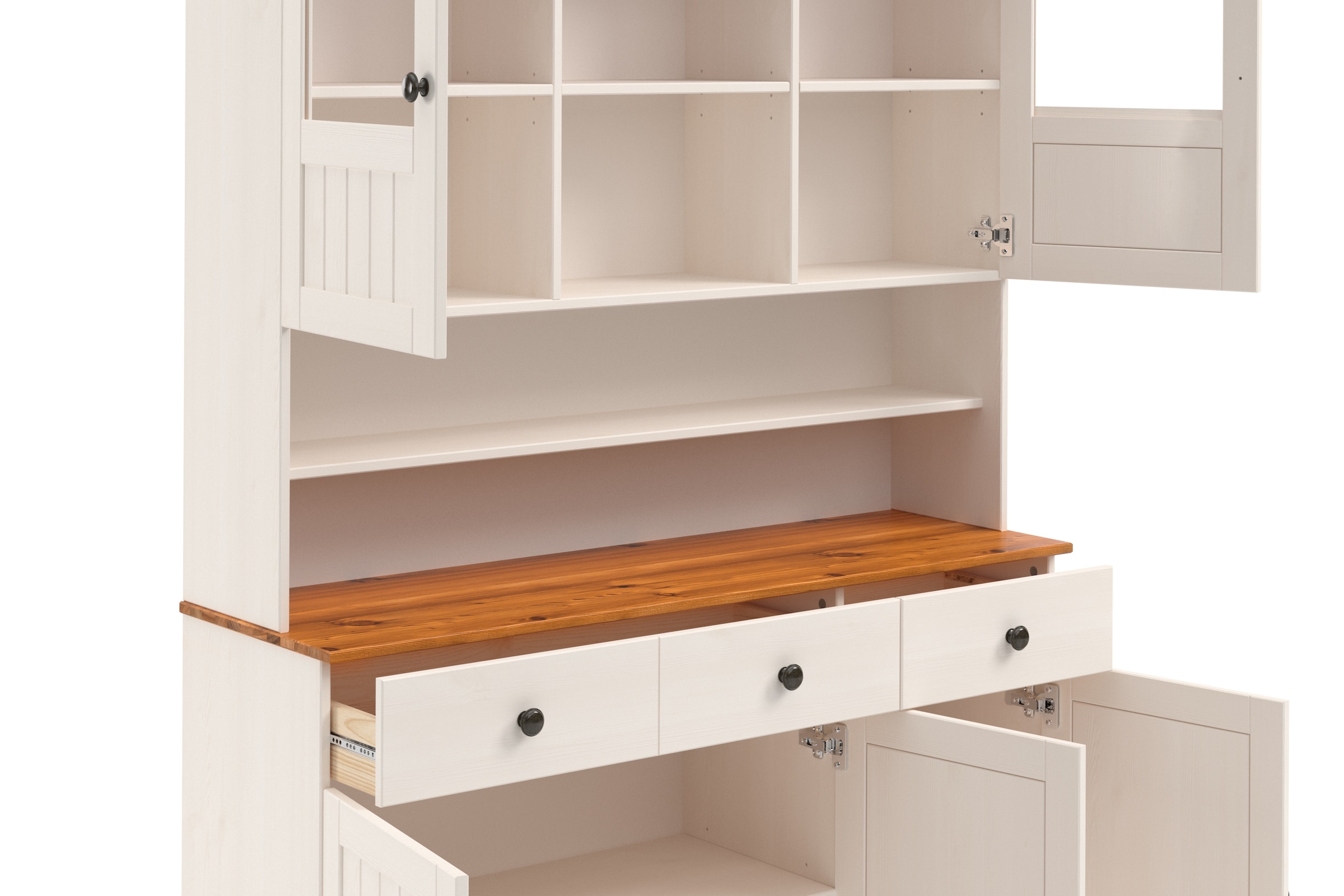Home affaire Küchenbuffet »Alby2«, Mit Metallgriffen, Breite 125 cm