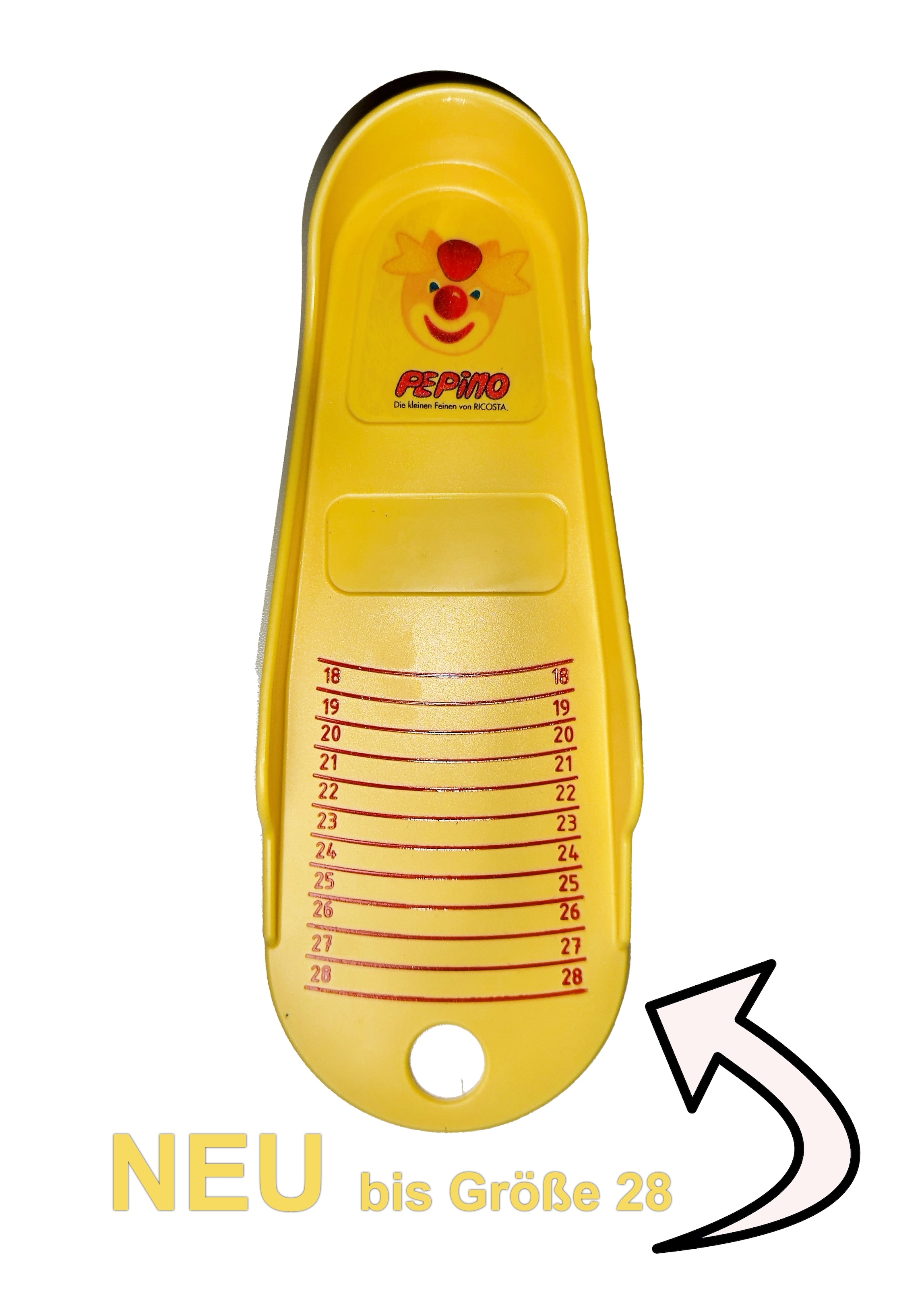 PEPINO by RICOSTA Fußmessgerät, (1 St.), Fußmessschale bis Größe 28, Größenschablone zum Download