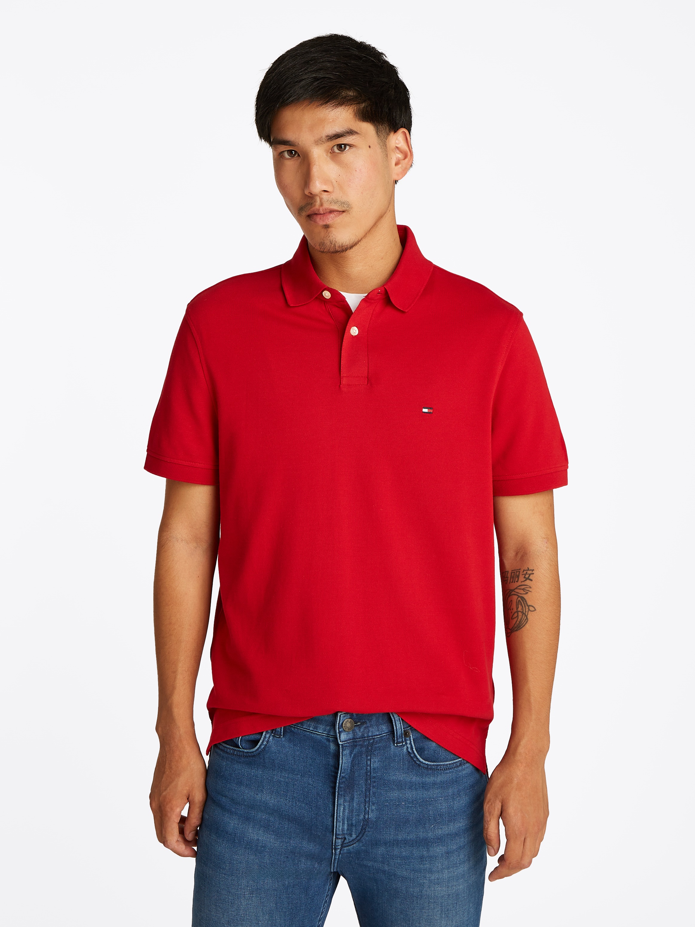 Tommy Hilfiger "1985 REGULAR POLO" aus hochwertiger Baumwoll-Piqué-Qualität günstig online kaufen