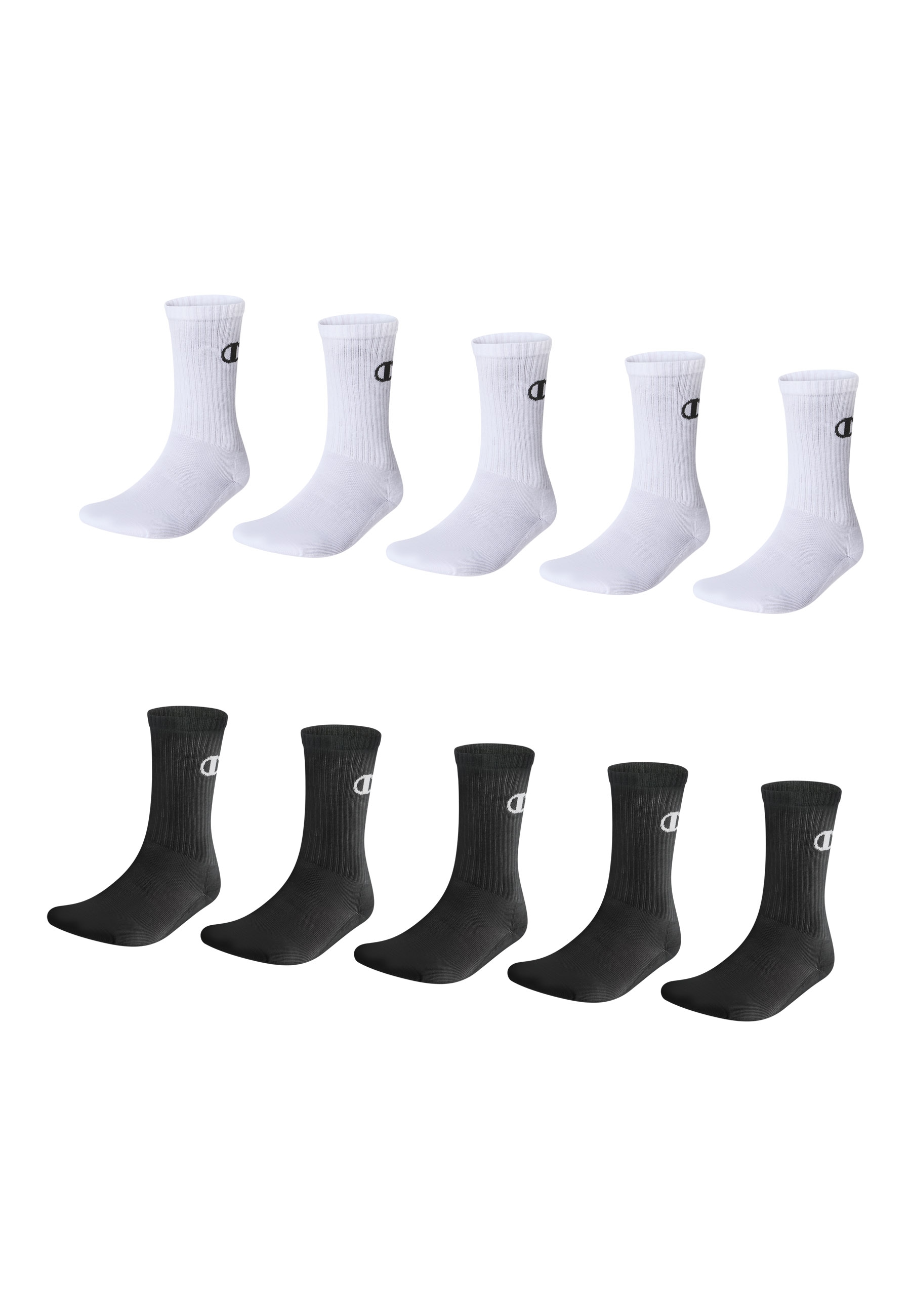 Champion Socken "10Pack Crew Sock" 10 Paar tlg. 10er-Pack, für sportive Aktivitäten, sportlicher Stil