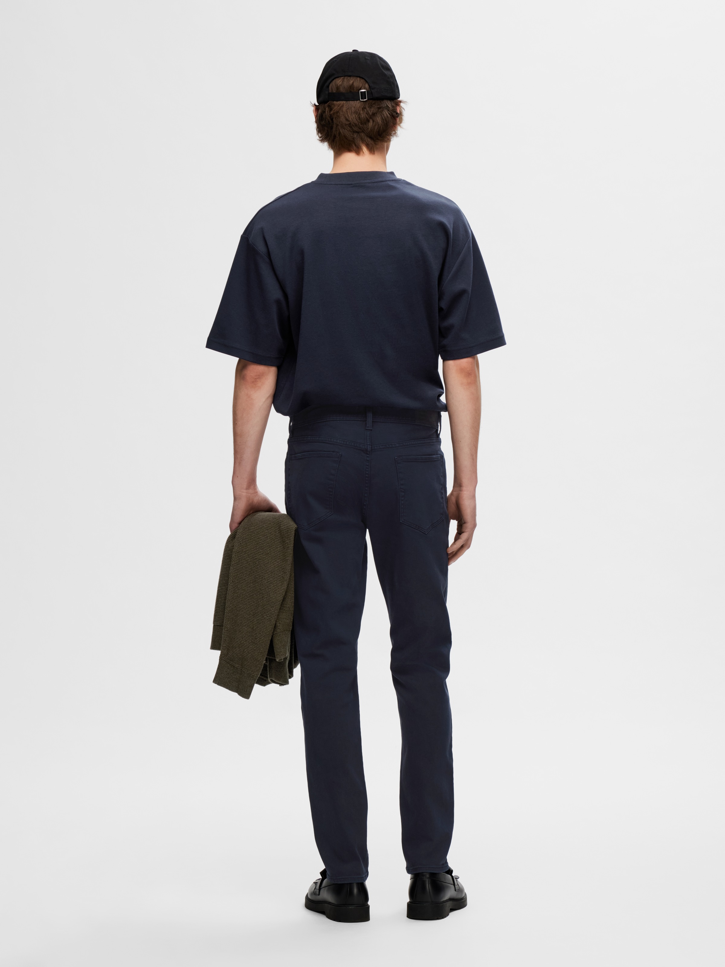 SELECTED HOMME Rundhalsshirt »SLHLOOSEOSCAR SS O-NECK TEE NOOS«