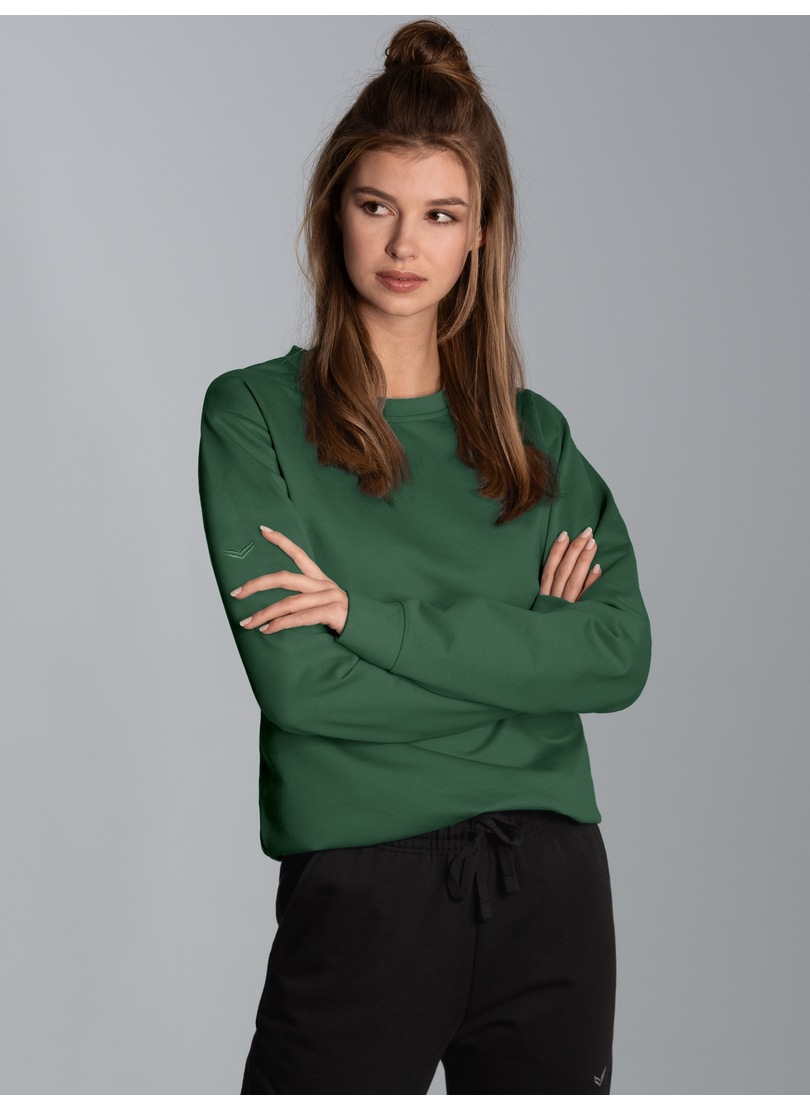 Trigema Sweatshirt »TRIGEMA Sweatshirt aus Biobaumwolle«