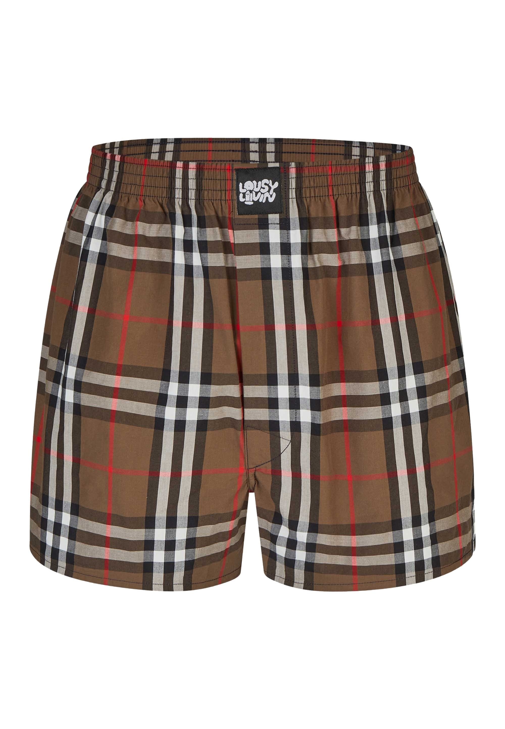 Lousy Livin Boxershorts »Check« mit modischem Karo-Muster