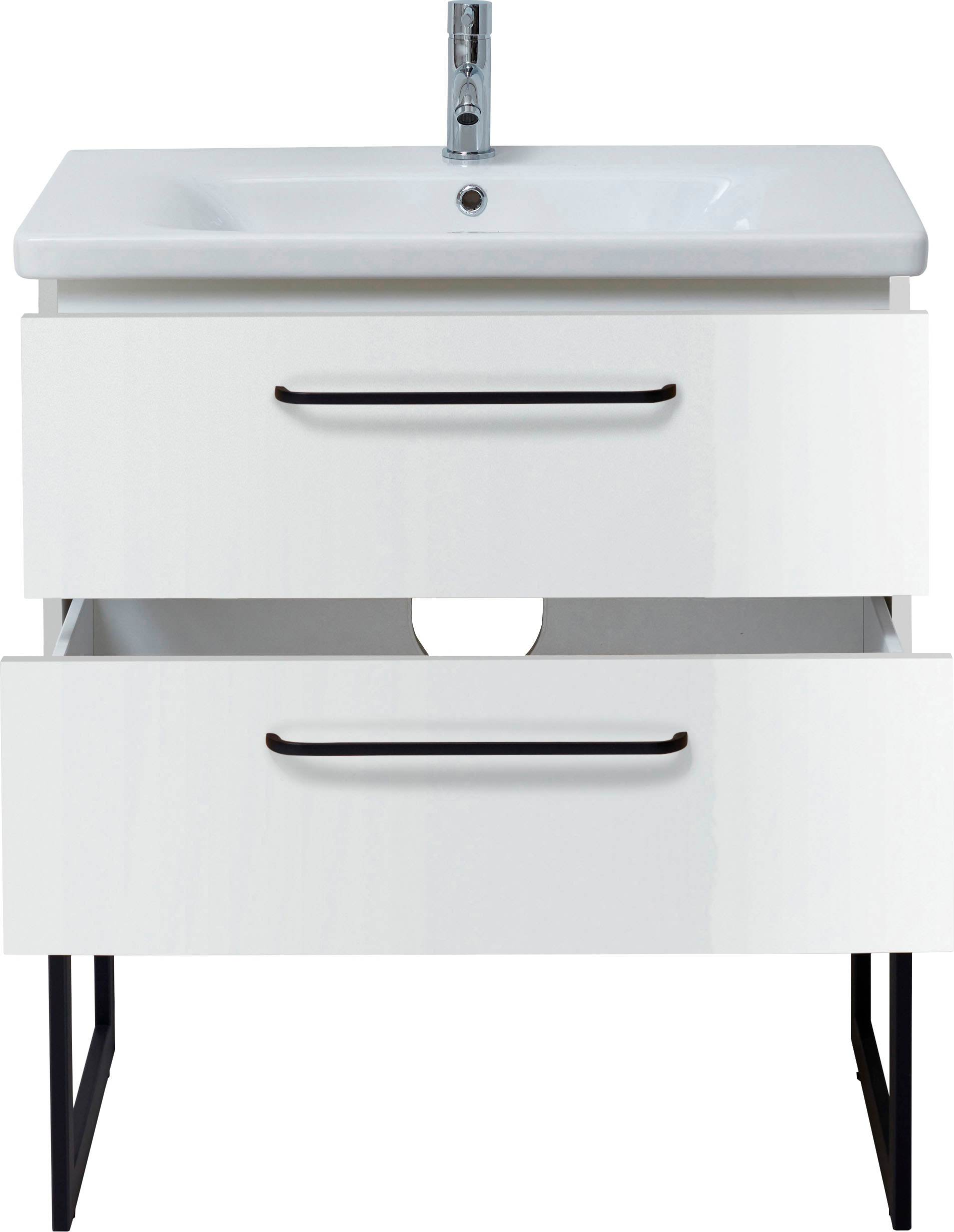 OPTIFIT Waschtisch »Yukon«, Breite 80 cm, mit Keramikbecken