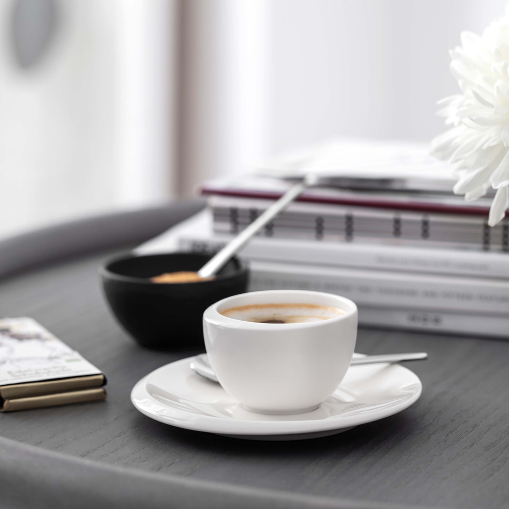 Villeroy & Boch Espressotasse »Mokka- / Espressotassen NewMoon 100 ml 6er Set weiß«