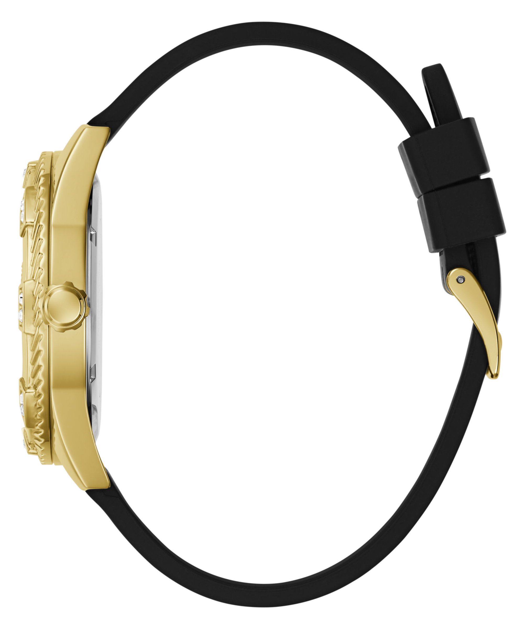 Guess Quarzuhr »BEAST« Armbanduhr, Herrenuhr, Silikonarmband, analog