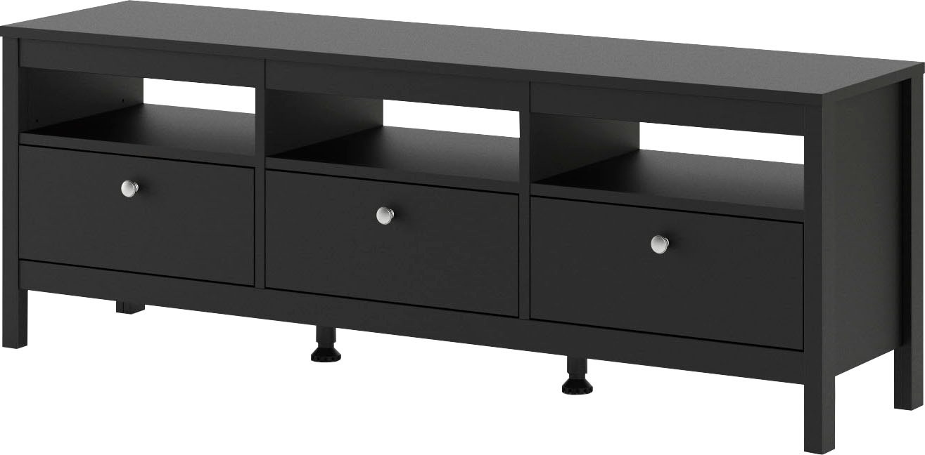 Home affaire TV-Bank »Madrid, TV-Möbel, Fernsehtisch, TV-Unit, Media-Möbel, Sideboard,«, mit 3 Schubladen und 3 offenen Fächern, Breite 151 cm, Höhe 54 cm