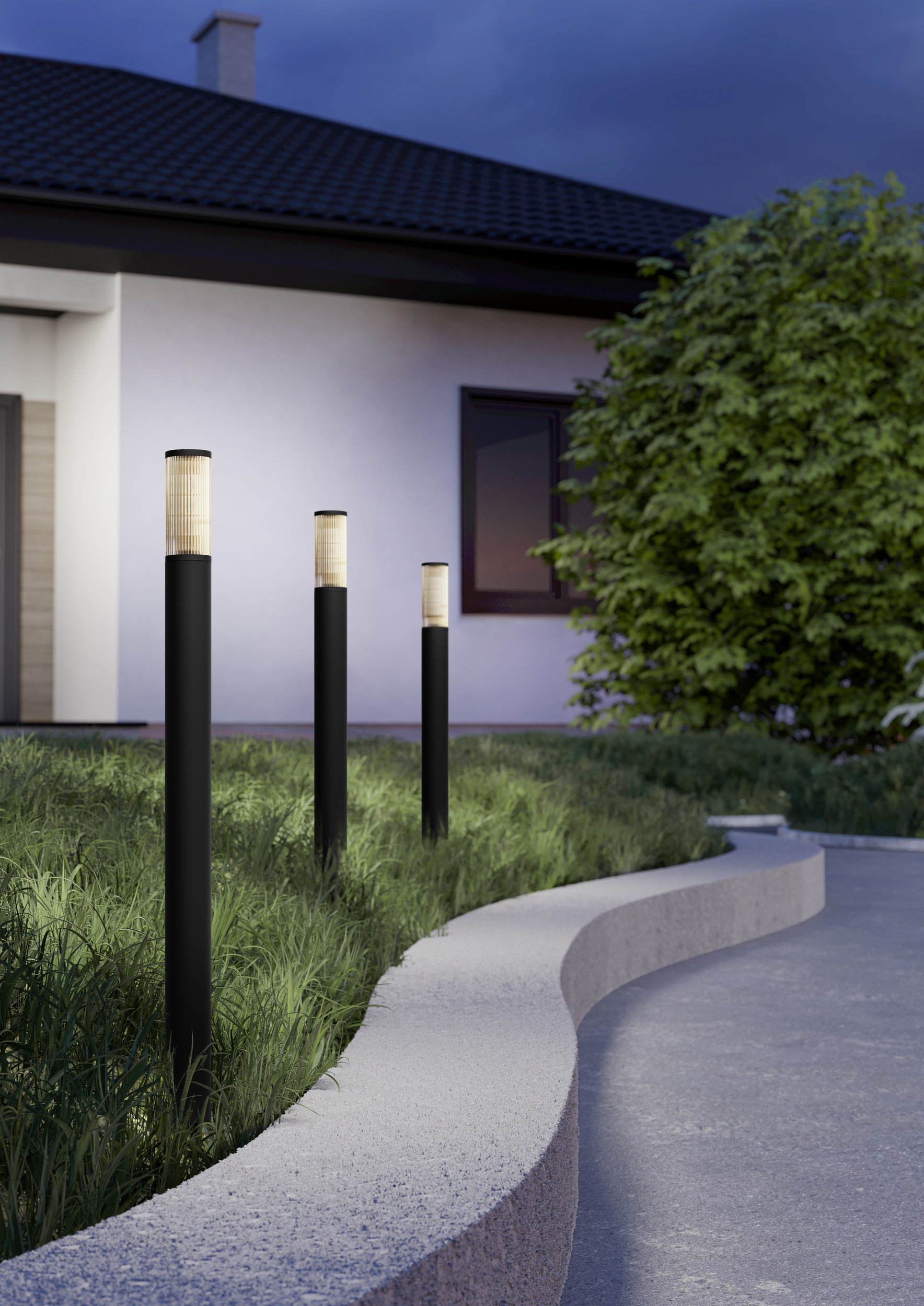 EGLO Stehlampe »SALLE Stehlampe - Alu, Kunststoff - E27 - 1X15W - IP54« E27 1 Stk.