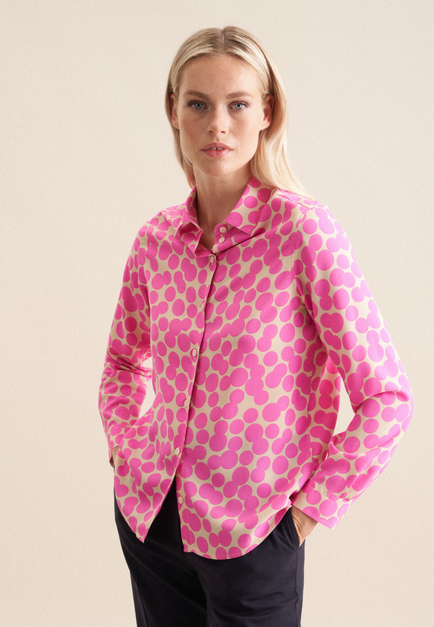 seidensticker Hemdbluse, Druck günstig online kaufen
