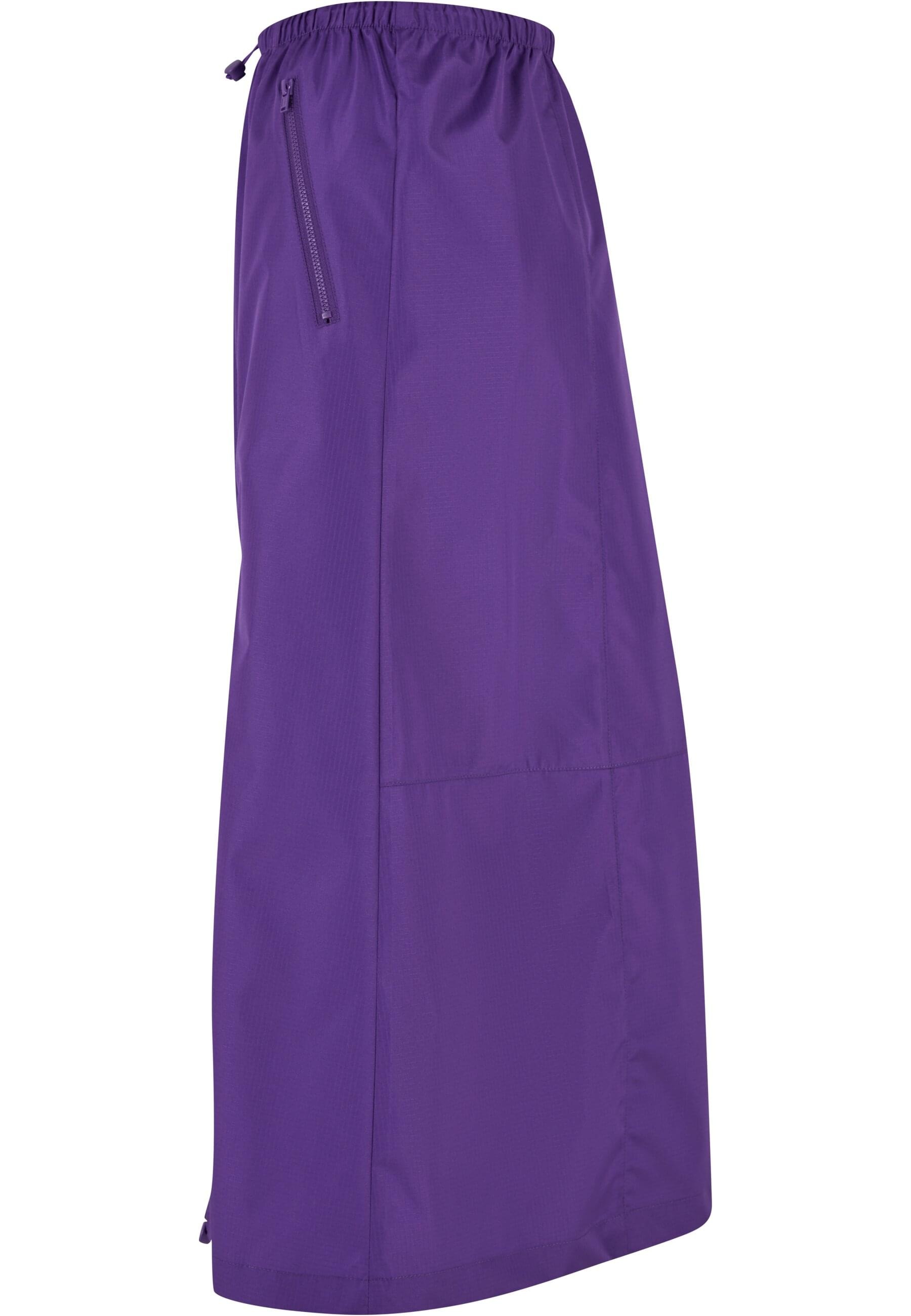 URBAN CLASSICS Sommerrock »Urban Classics Damen Ladies Ripstop Parachute Midi Skirt«, (1 tlg.)