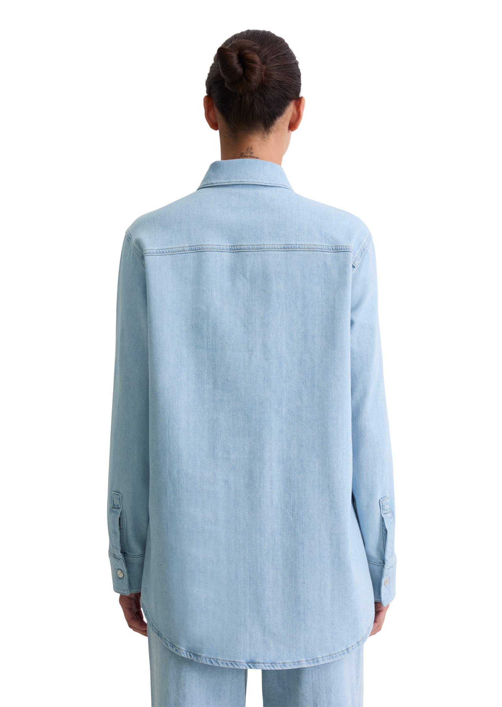 Marc O'Polo Jeansbluse »aus Organic-Cotton-Mix-Stretch«