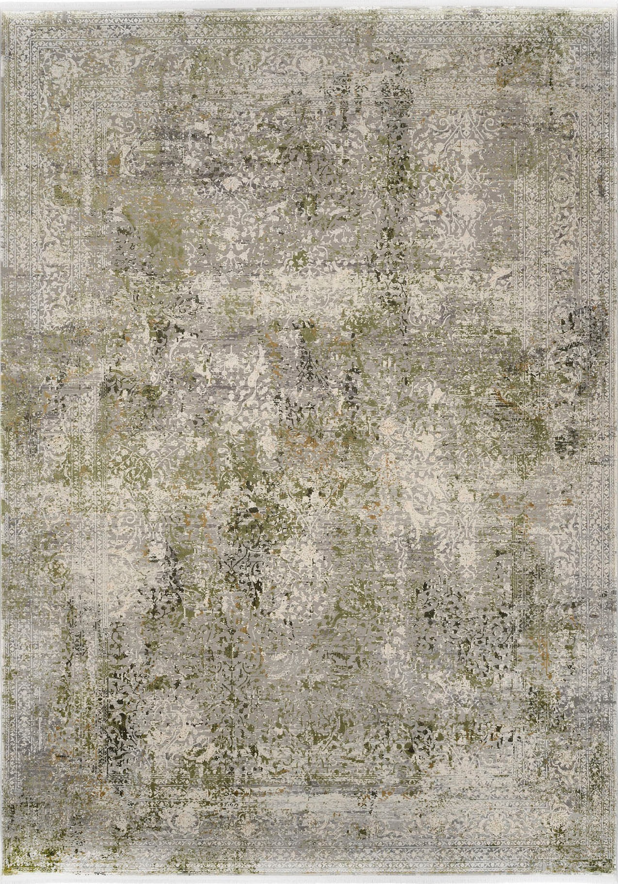 Thumbnail - OCI DIE TEPPICHMARKE Teppich "BESTSELLER CAVA" rechteckig 8 mm Höhe Glanz Viskose, mit Fransen, Hoch Tief Struktur, Vint...