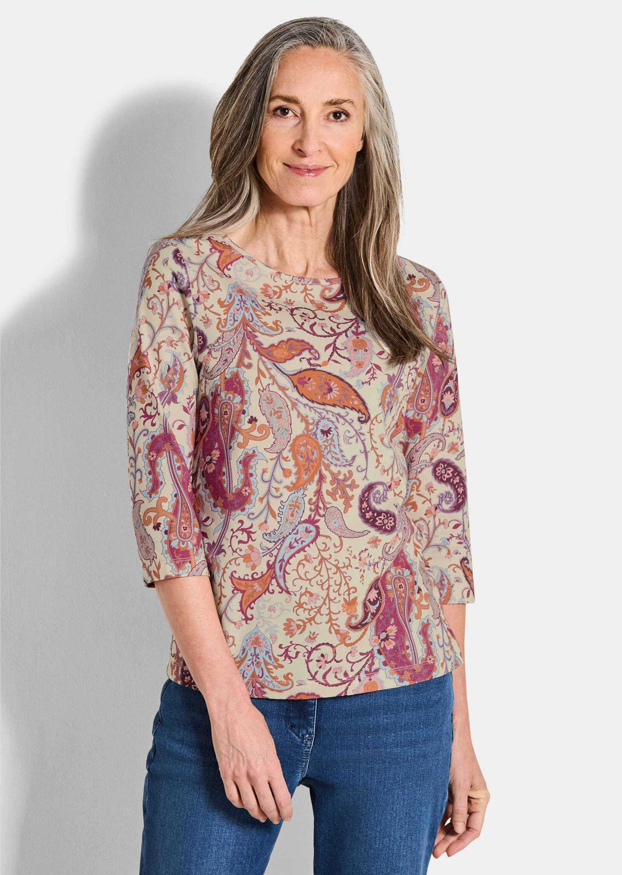 Goldner Women's Short Sleeve Shirt Colorful 42 2