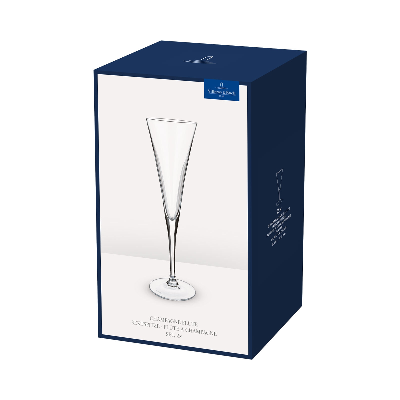 Villeroy & Boch Sektglas »Sektgläser Purismo Specials 120 ml 2er Set transparent«
